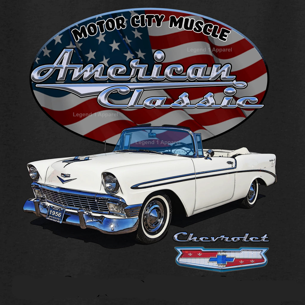 1956 Chevrolet Bel Air Convertible - American Classic Muscle Car T-shirt