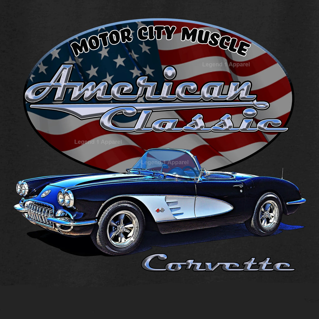 1960 Chevrolet C1 Corvette - American Classic Muscle Car T-shirt