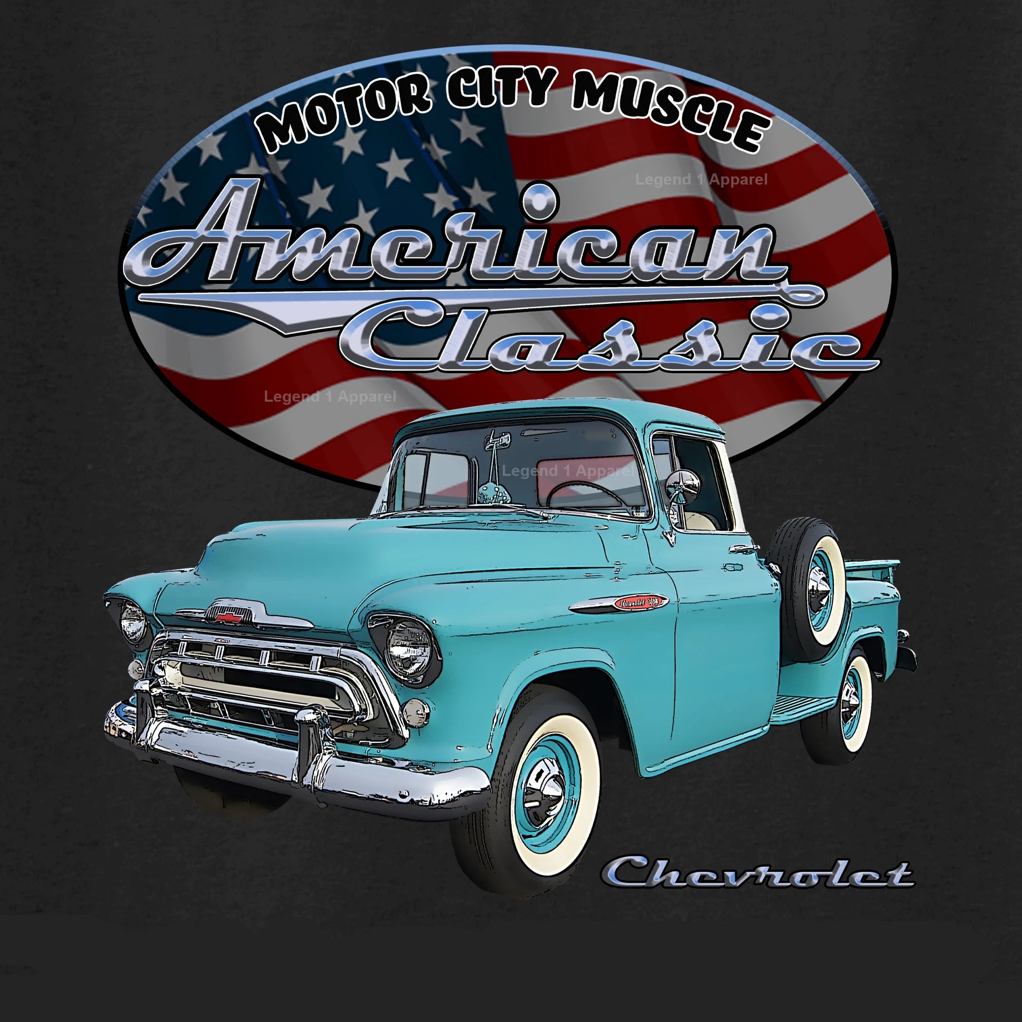 1957 Chevrolet Pick Up - American Classic Muscle Truck T-shirt