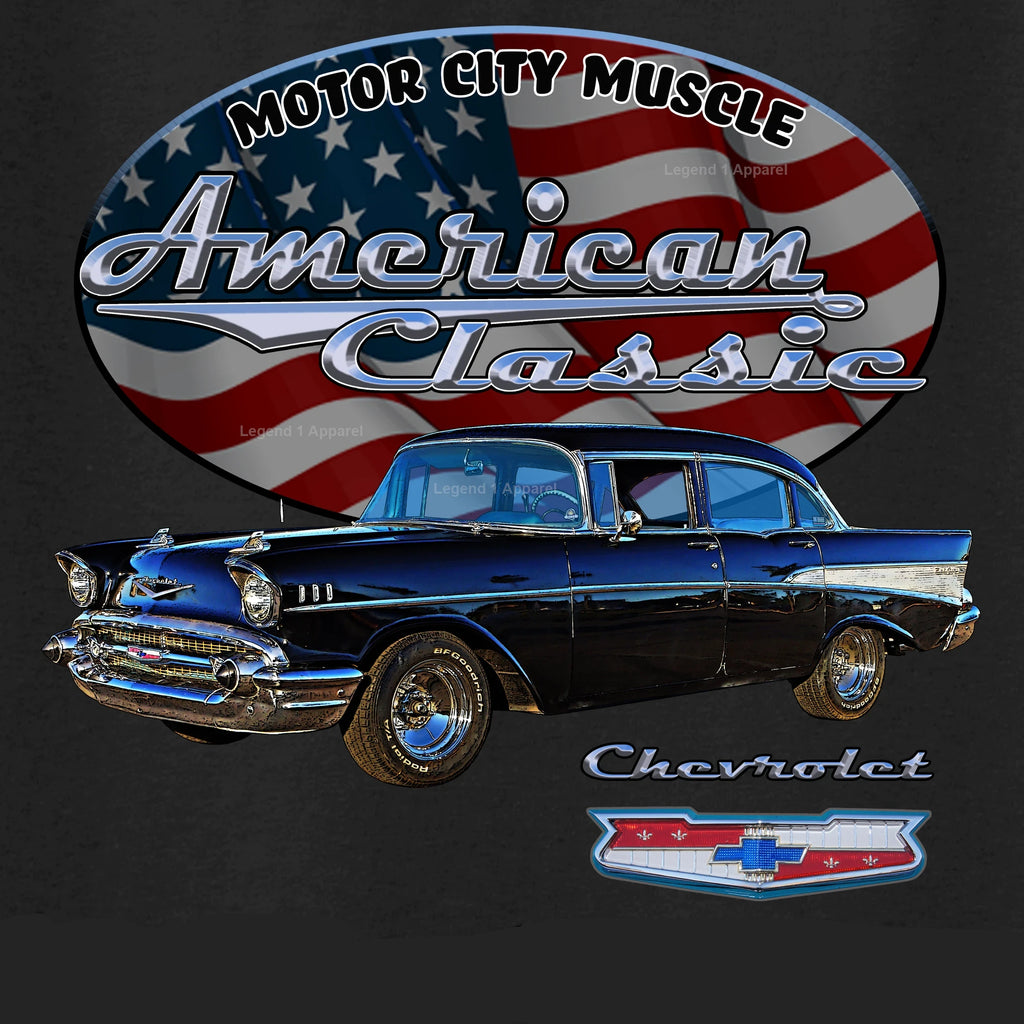 1957 Chevrolet Bel Air Sedan - American Classic Muscle Car T-shirt