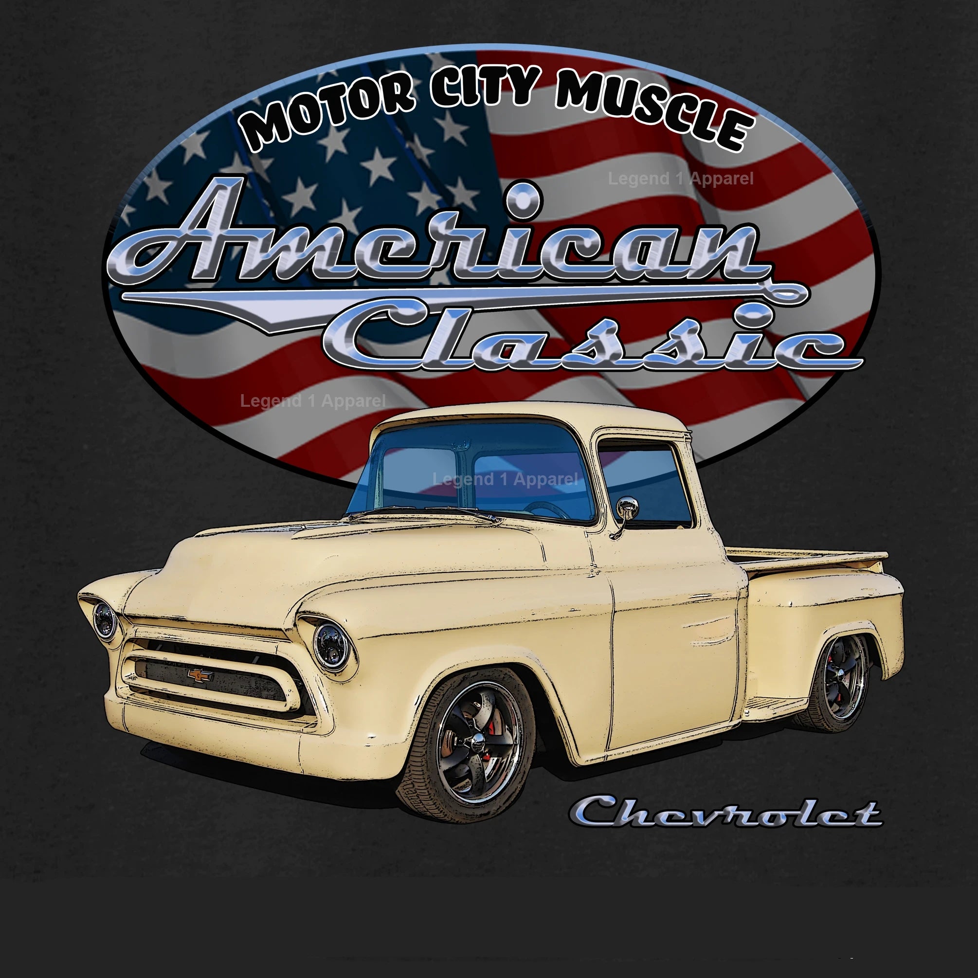 1957 Chevrolet Pick Up - American Classic Muscle Truck T-shirt