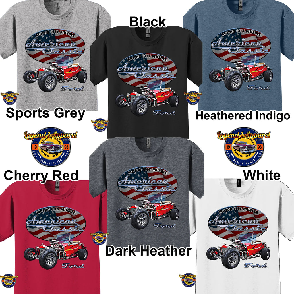 1923 Ford T-Bucket American Classic Muscle Car T-shirt