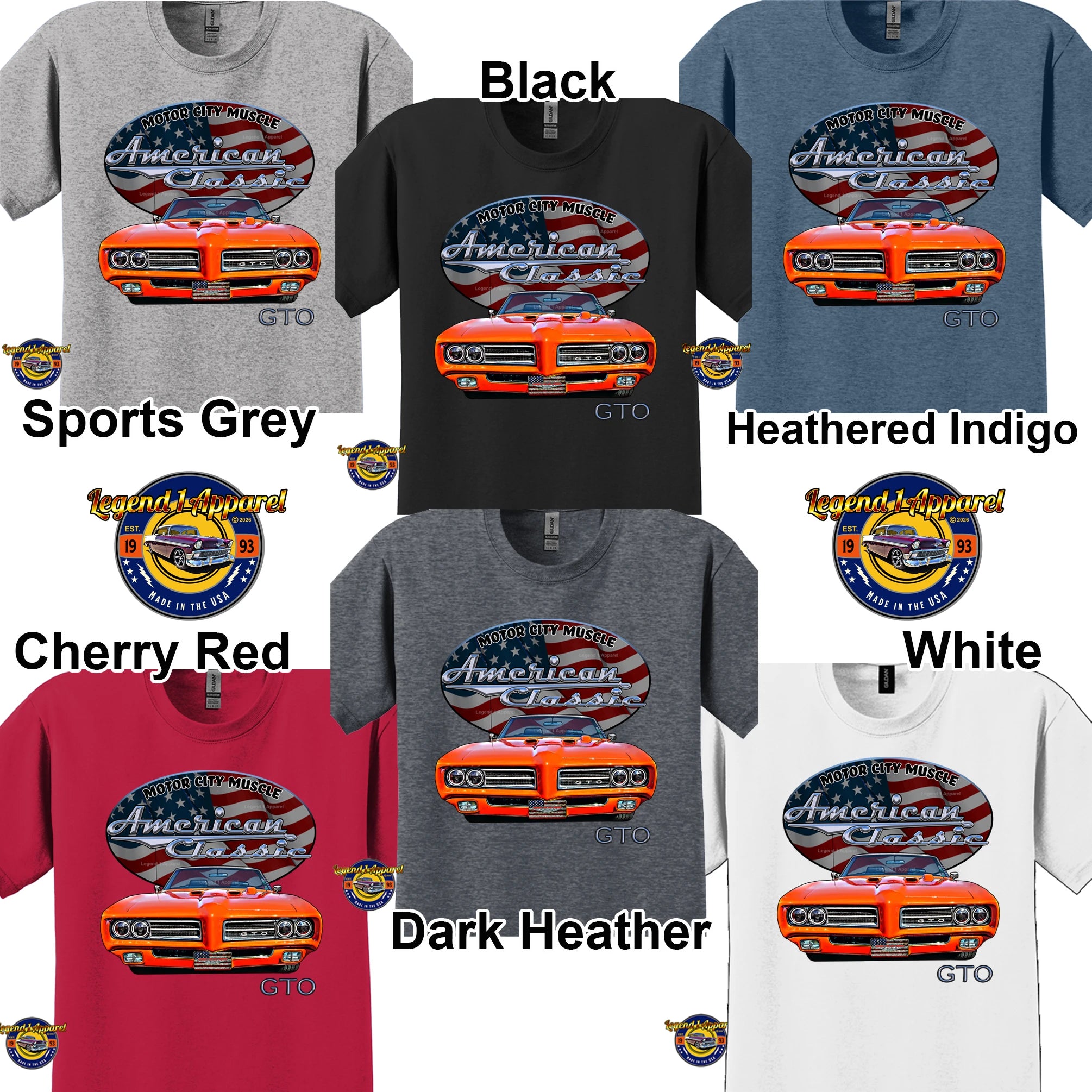 1969 Pontiac Judge GTO - American Classic Muscle Car T-shirt