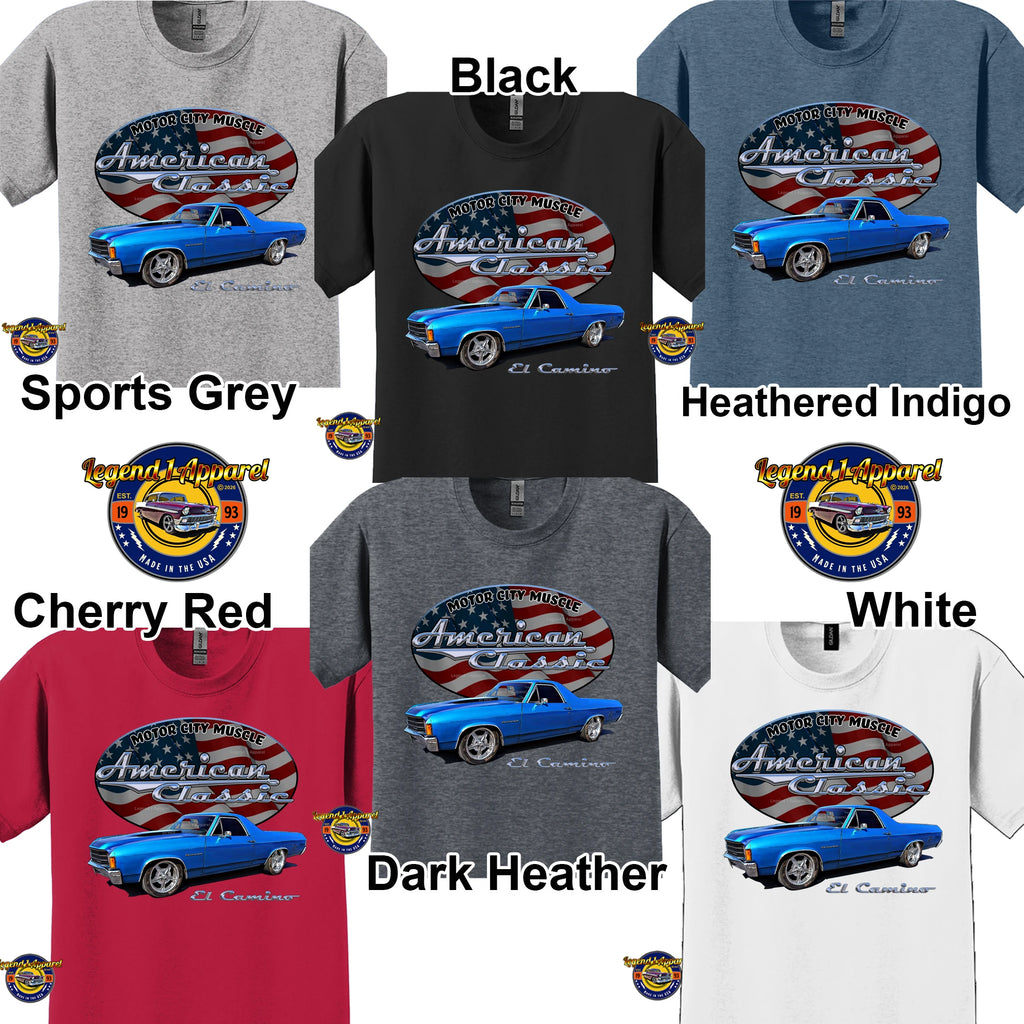 1972 Chevrolet El Camino - American Classic Muscle Truck T-shirt