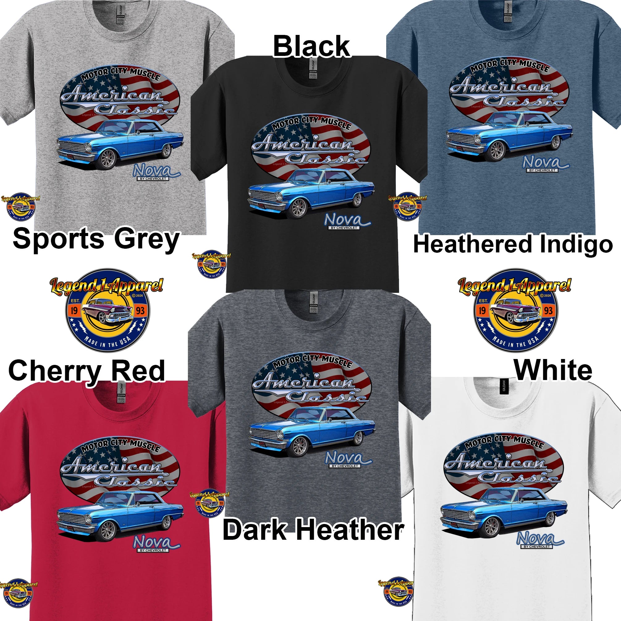 1963 Chevrolet Nova SS - American Classic Muscle Car T-shirt