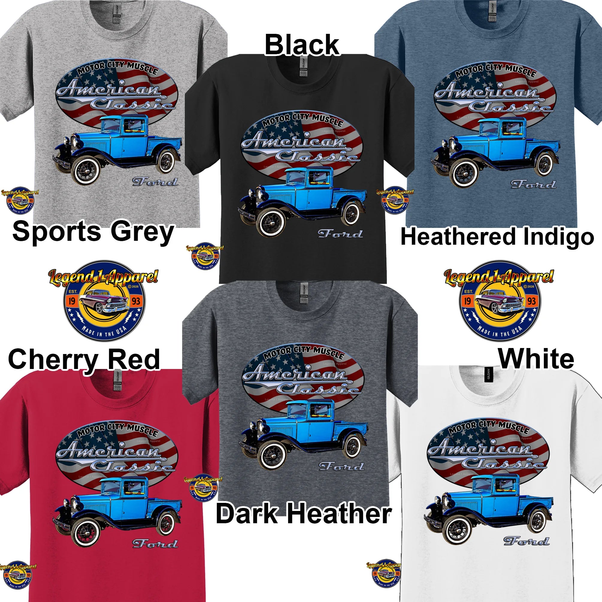 1930 Ford Model A Truck - American Classic Pickup T-shirt