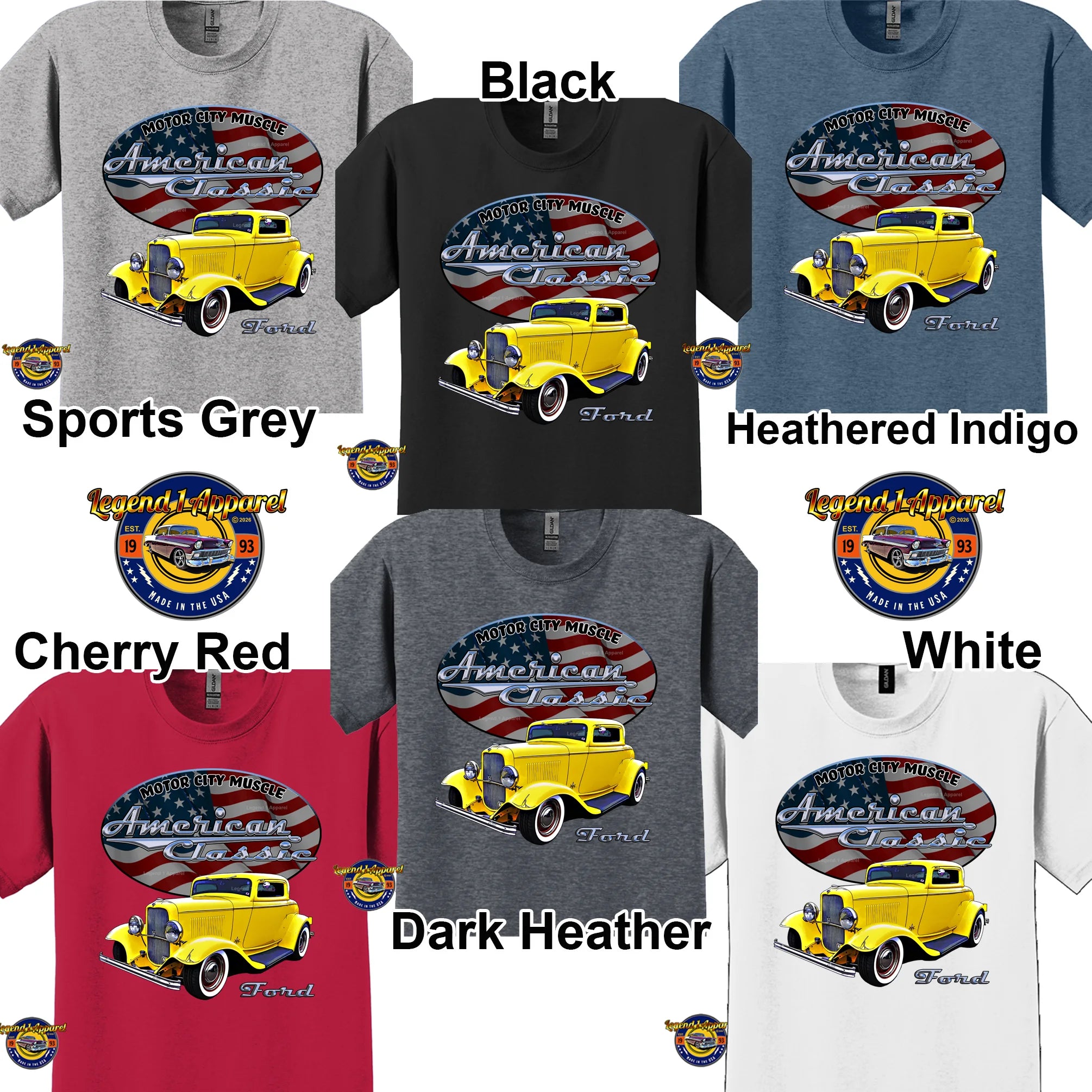 1932 Ford Coupe - American Classic Muscle Car T-shirt