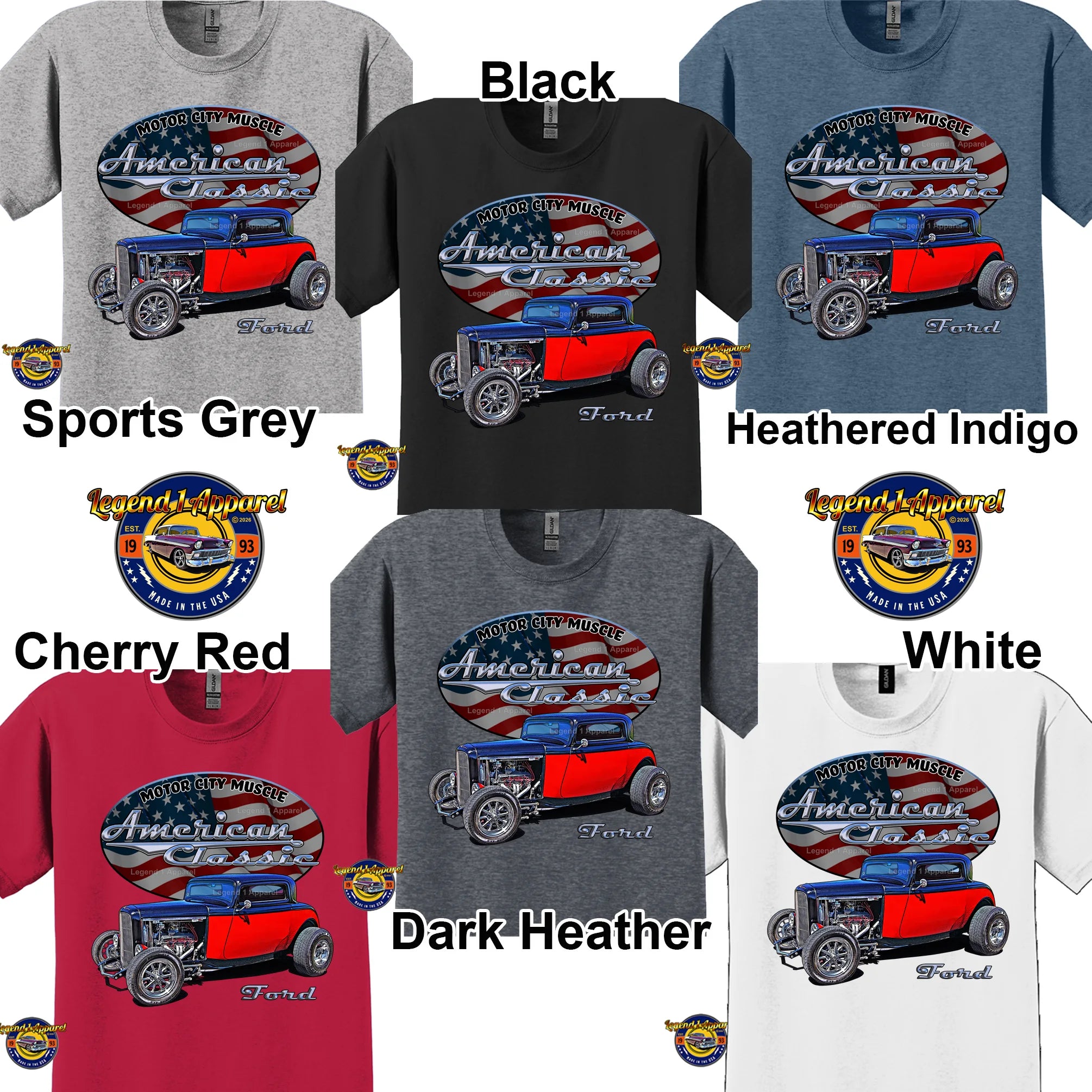 1932 Ford Coupe - American Classic Muscle Car T-shirt