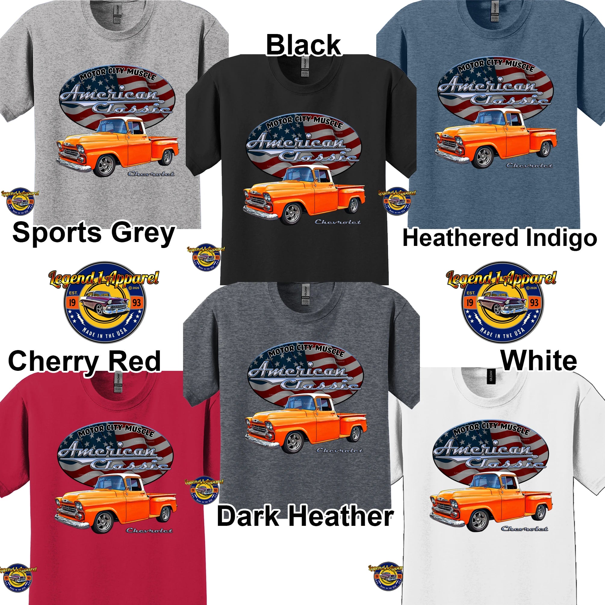 1958 Chevrolet Pick Up - American Classic Muscle Truck T-shirt