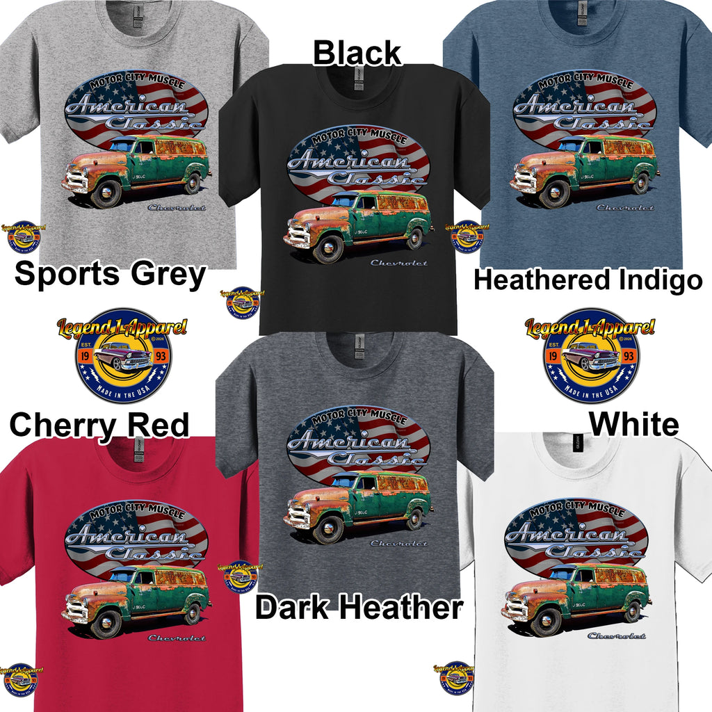 1956 Chevrolet Panel Truck - American Classic Muscle Truck T-shirt