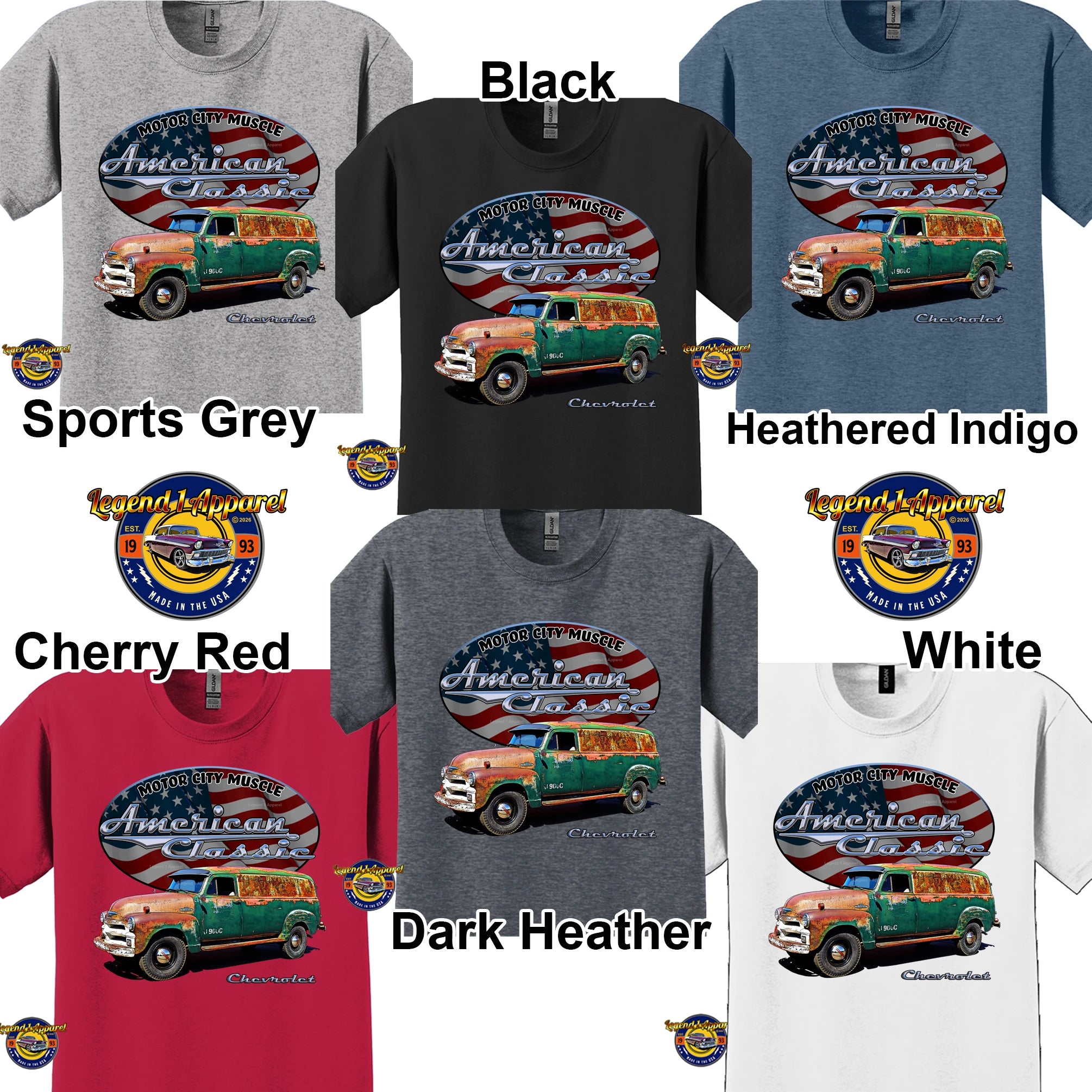 1956 Chevrolet Panel Truck - American Classic Muscle Truck T-shirt
