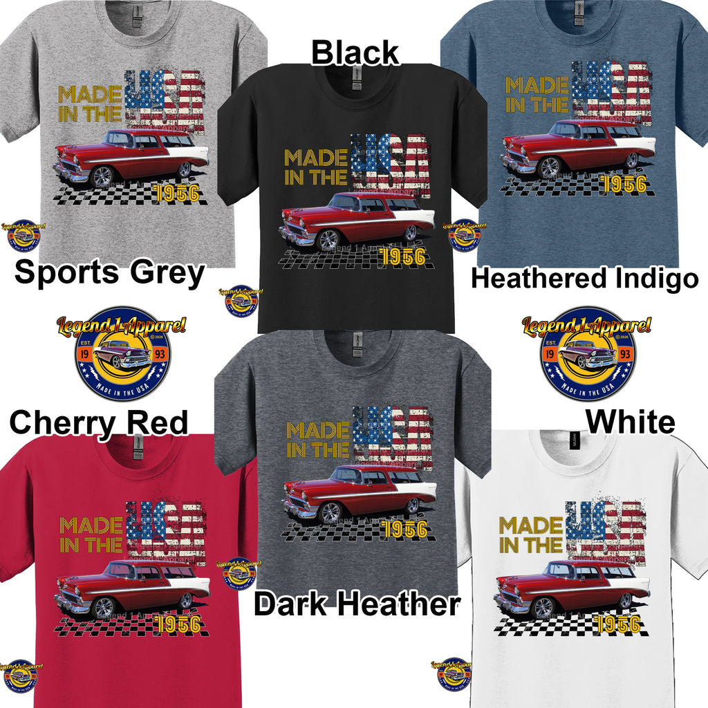 Your Classic Car or Hot Rod custom made T-shirt. Send us a picture of your car, Made In The USA