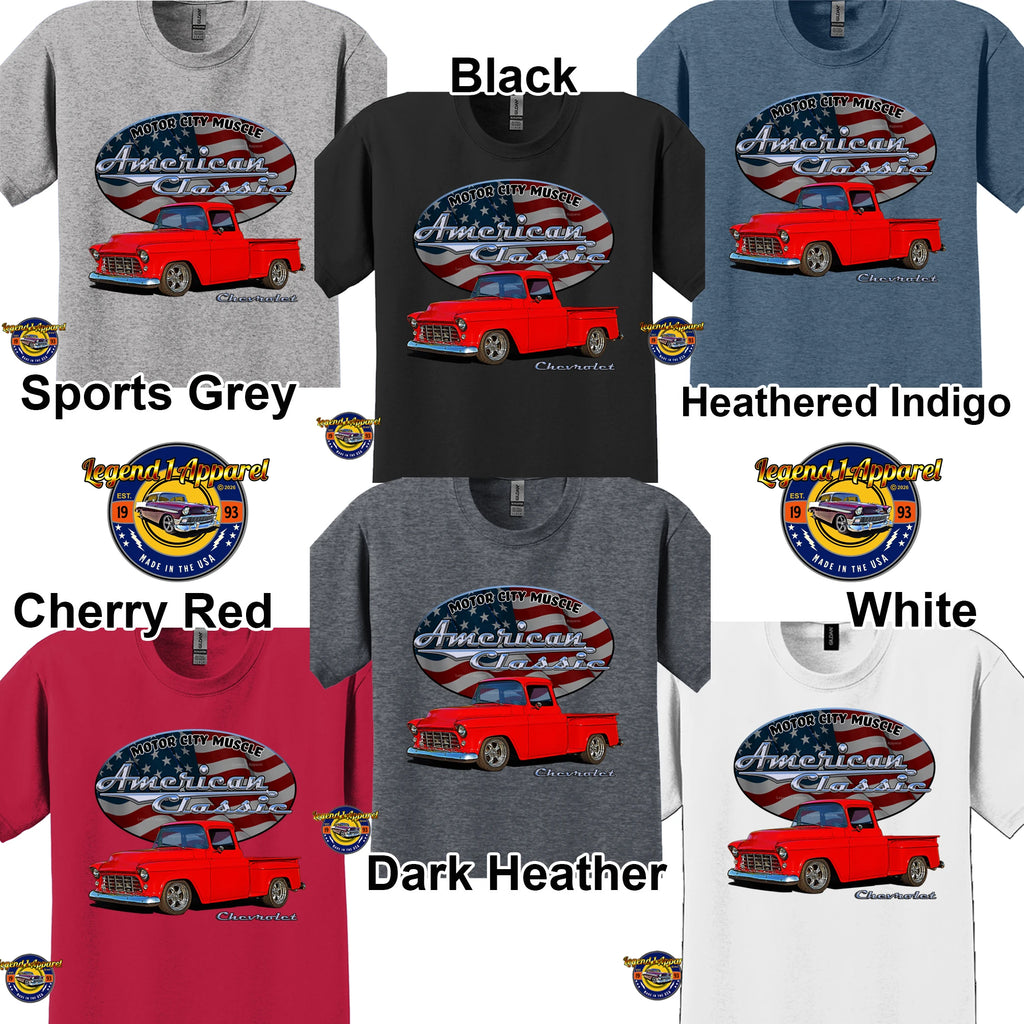1956 Chevrolet Pick Up - American Classic Muscle Truck T-shirt