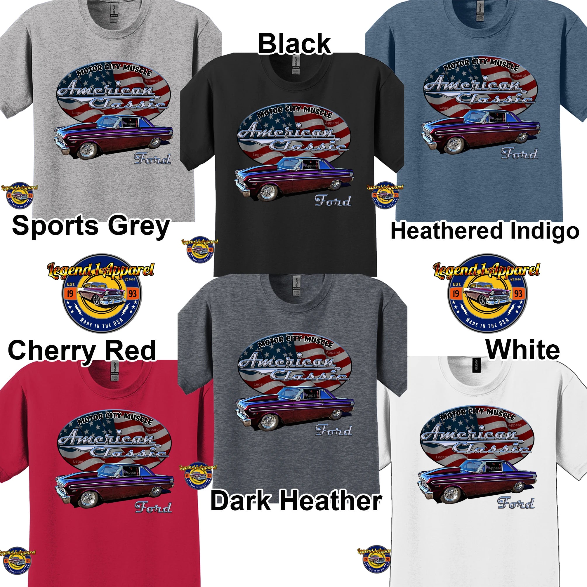 1964 Ford Falcon- American Classic Muscle Car T-shirt