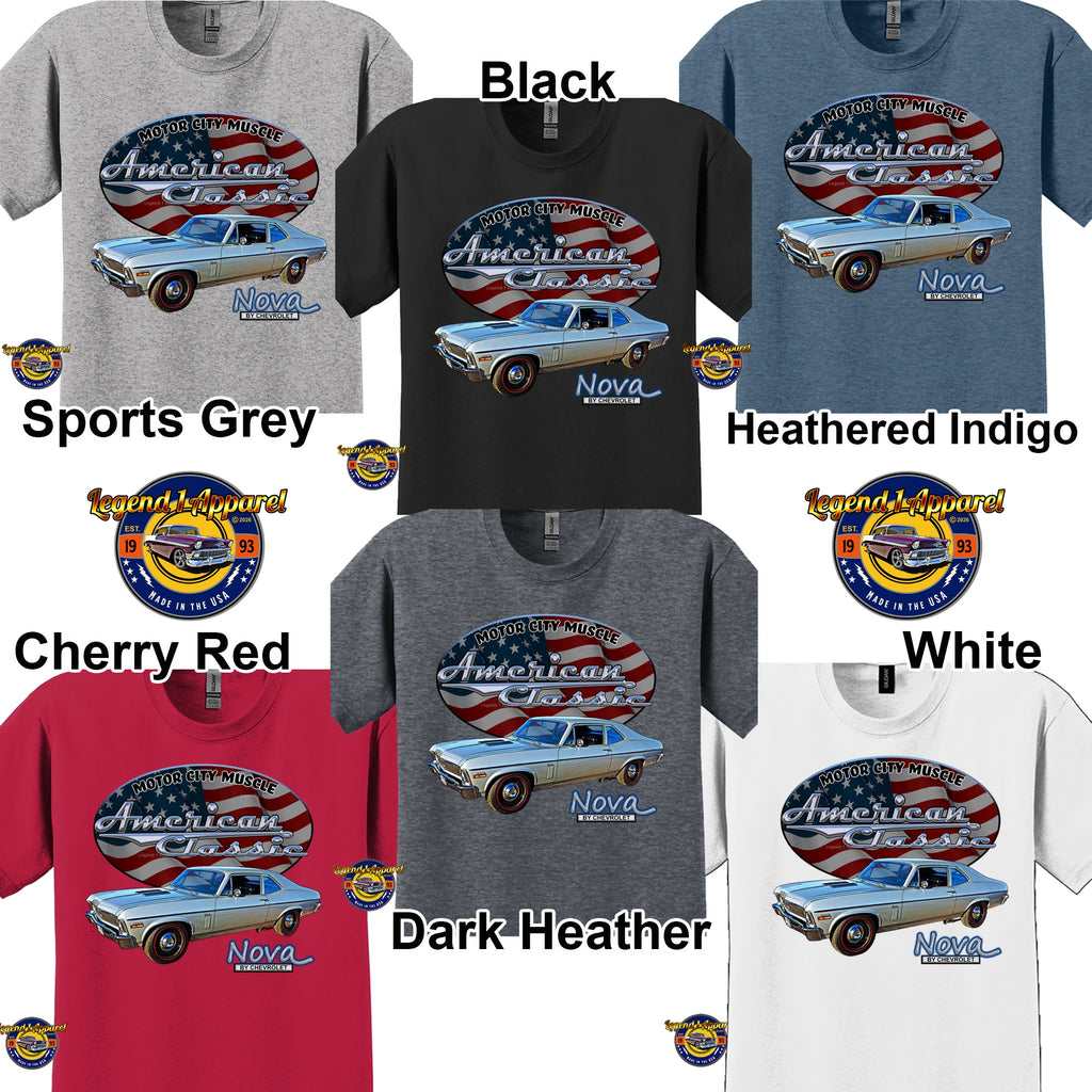 1970 Chevrolet Nova SS - American Classic Muscle Car T-shirt