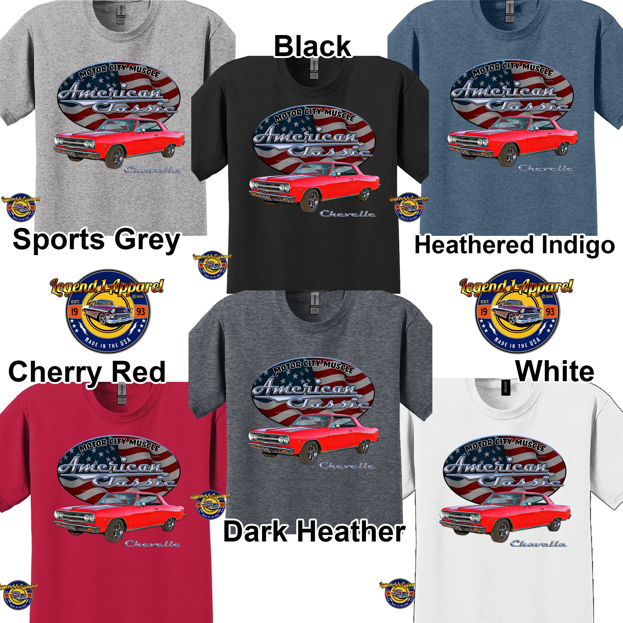 1965 Chevrolet Chevelle SS - American Classic Muscle Car T-shirt