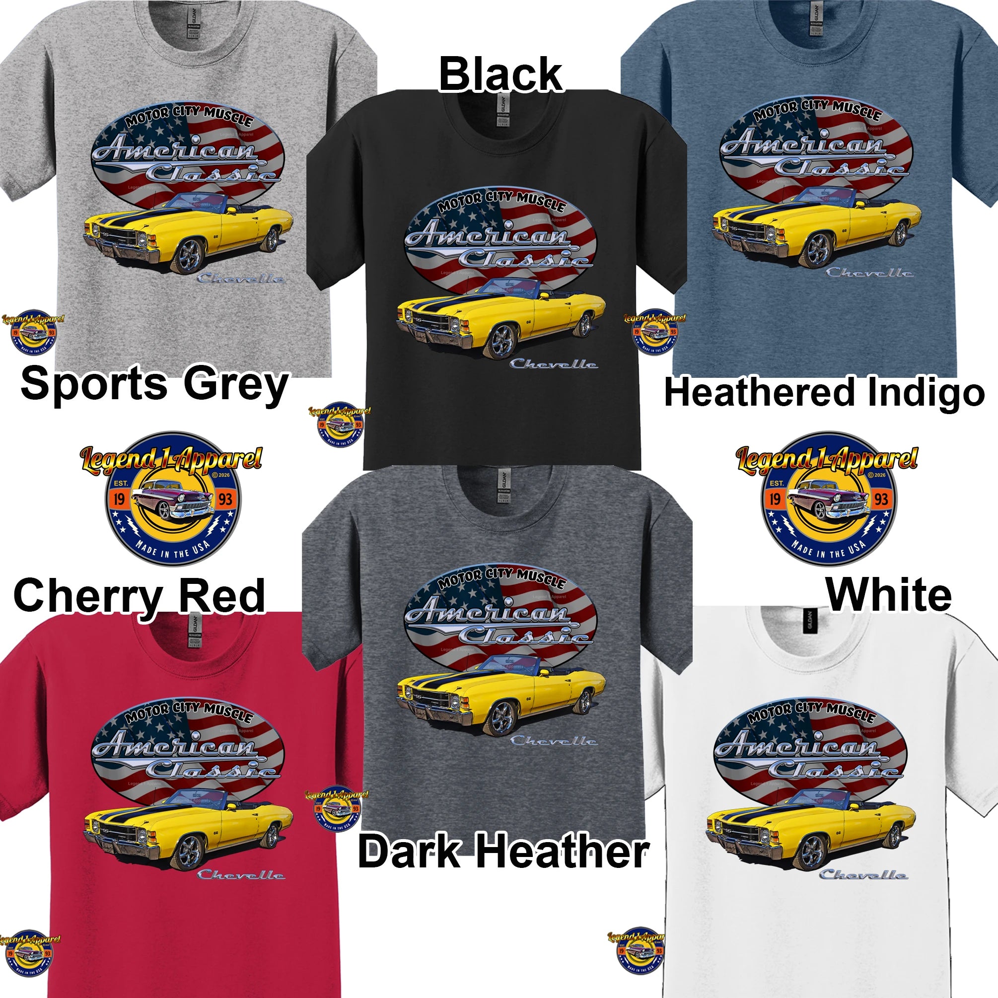 1971 Chevrolet Chevelle SS - American Classic Muscle Car T-shirt