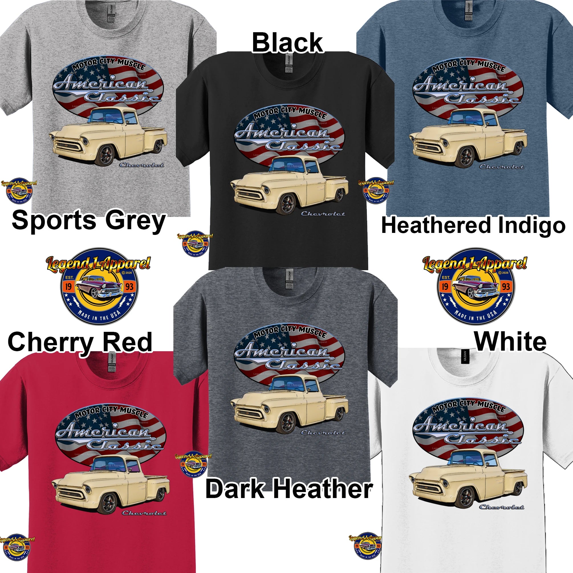 1957 Chevrolet Pick Up - American Classic Muscle Truck T-shirt