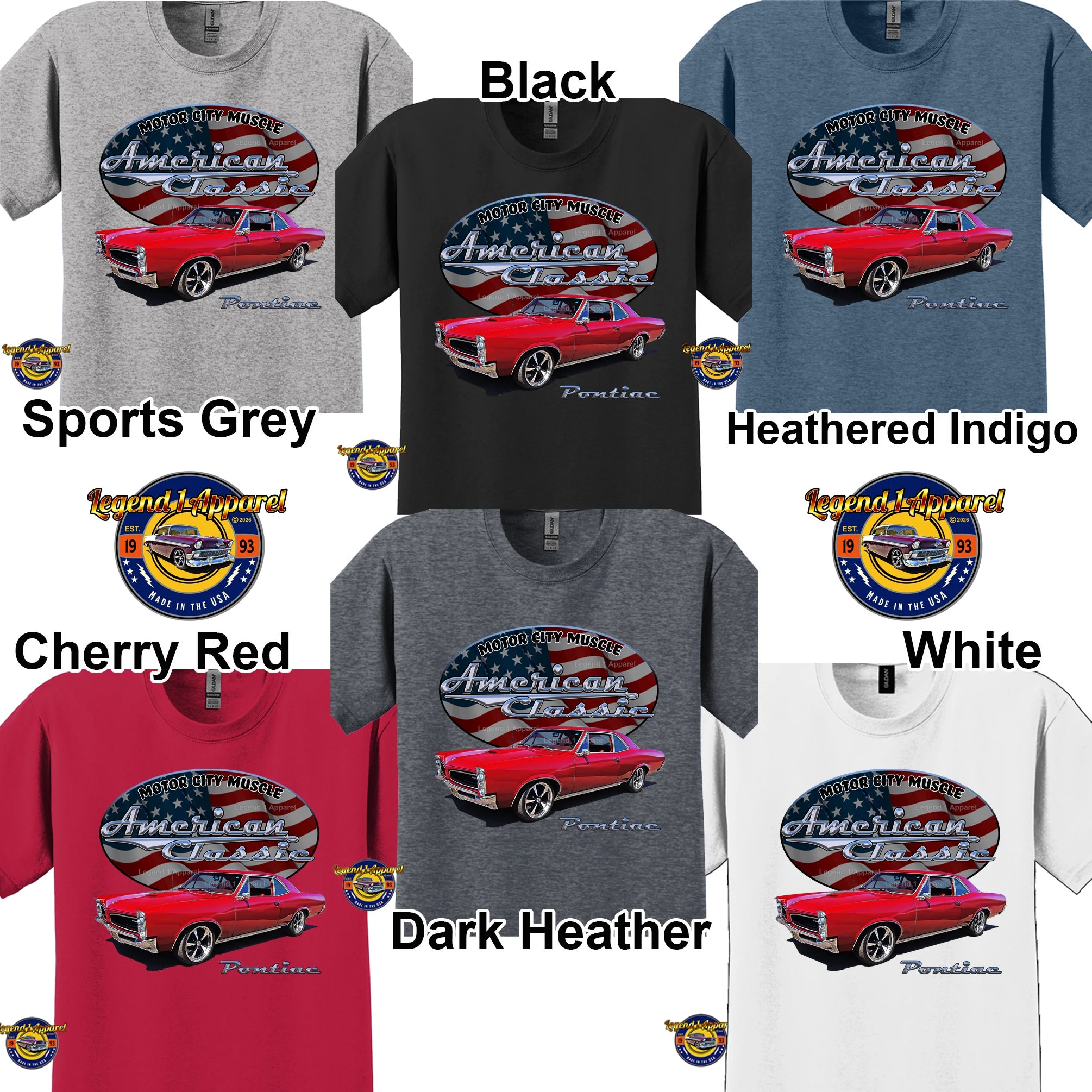 1966 Pontiac Le Mans - American Classic Muscle Car T-shirt