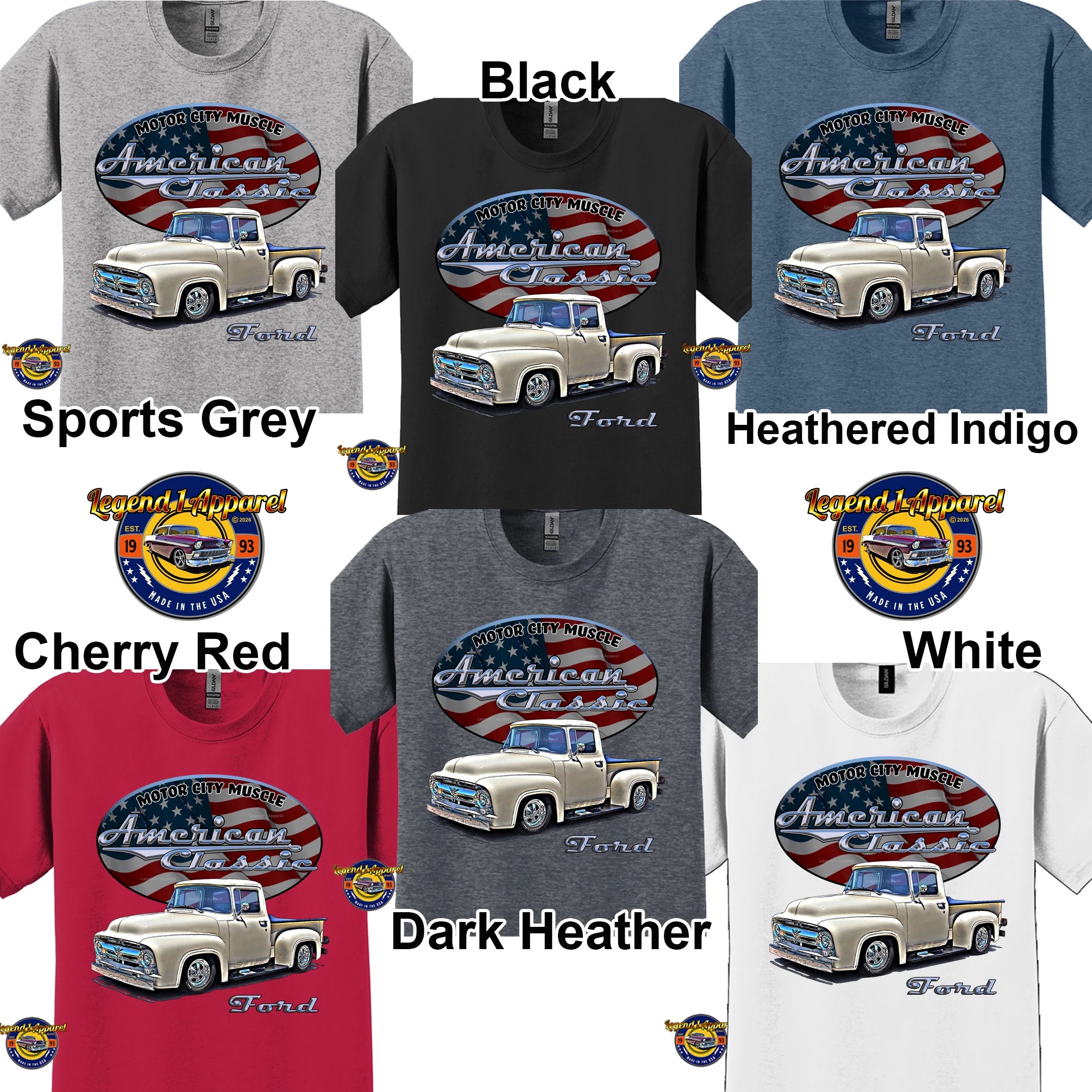 1956 Ford F100 Truck - American Classic Pickup T-shirt