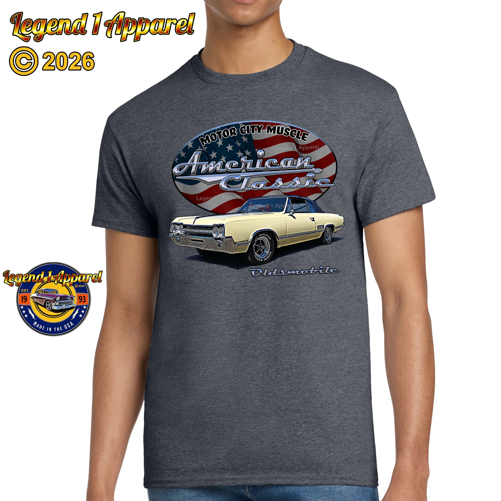 1965 Oldsmobile Cutlass 442 - American Classic Muscle Car T-shirt