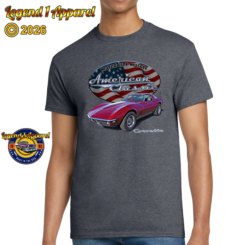 1969 Chevrolet C3 Corvette - American Classic Muscle Car T-shirt
