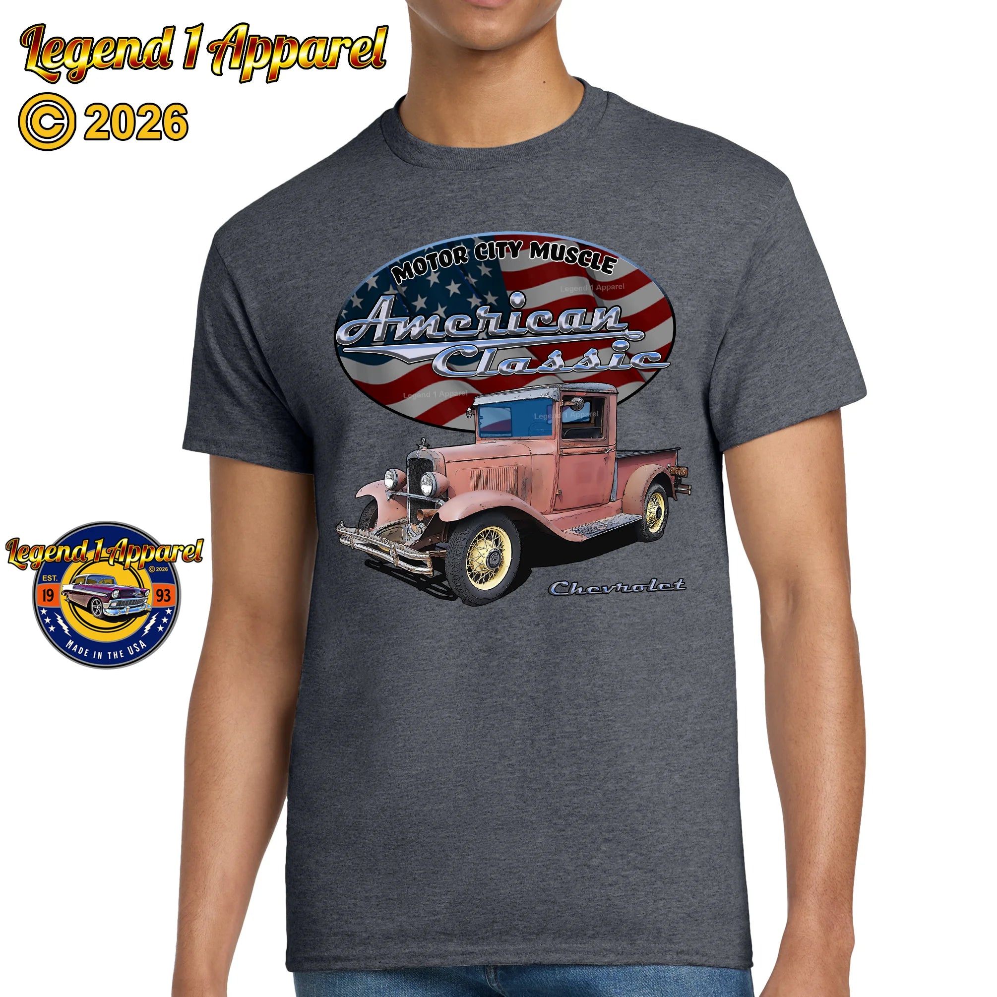1932 Chevy Truck - American Classic Pickup T-shirt