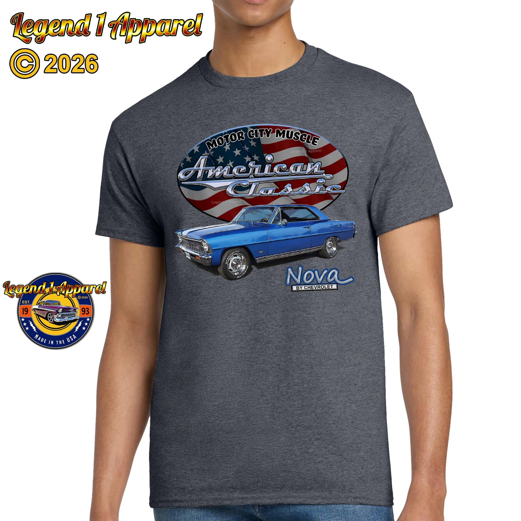1967 Chevrolet Nova SS - American Classic Muscle Car T-shirt