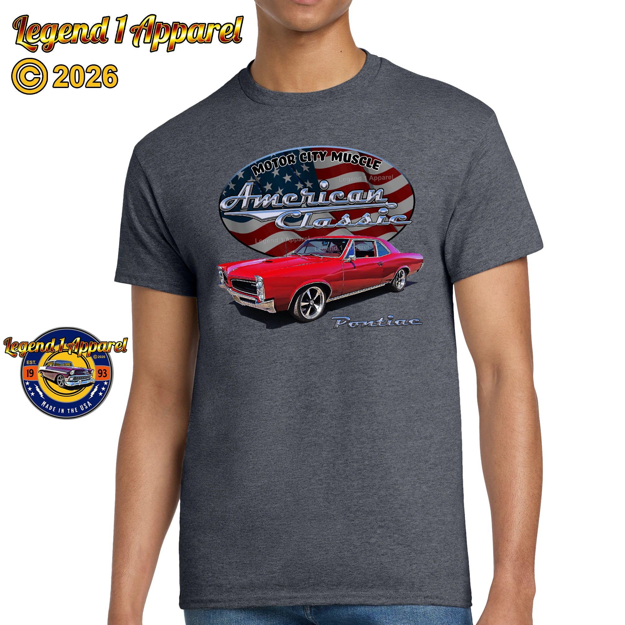 1966 Pontiac Le Mans - American Classic Muscle Car T-shirt