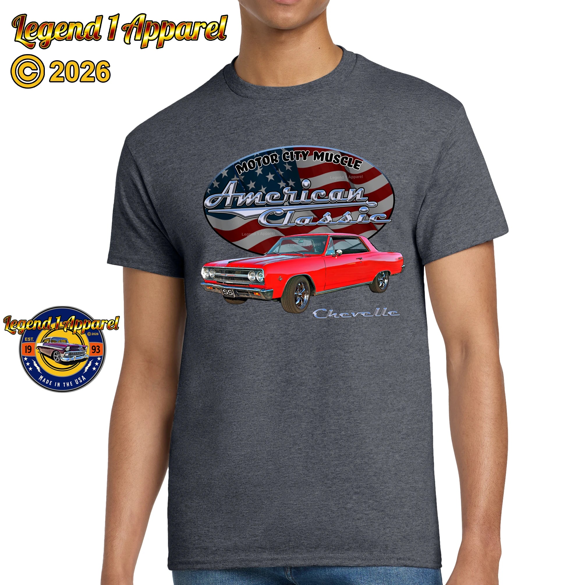 1965 Chevrolet Chevelle SS - American Classic Muscle Car T-shirt