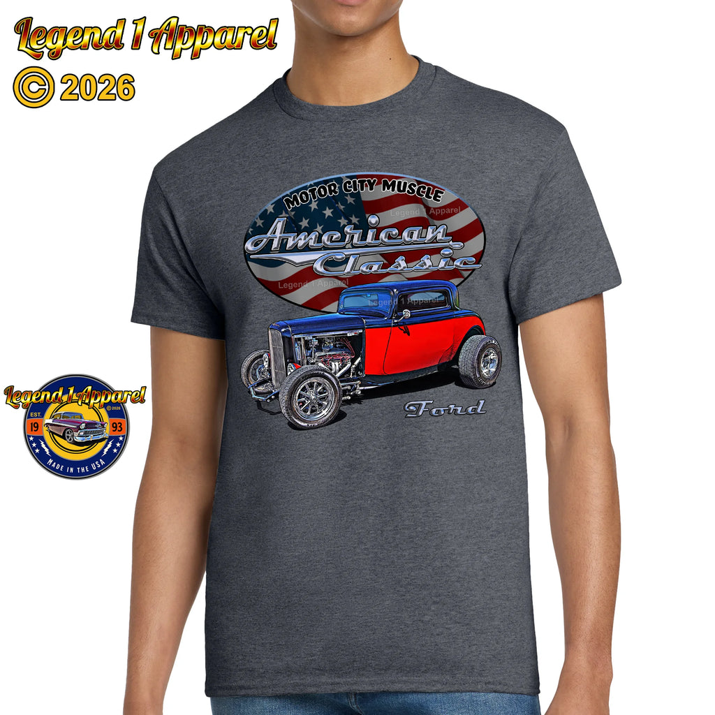 1932 Ford Coupe - American Classic Muscle Car T-shirt