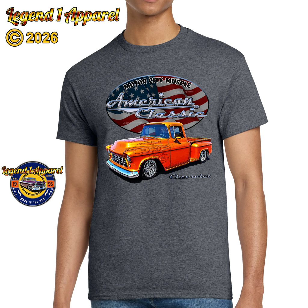 1955 Chevrolet Pick Up - American Classic Muscle Truck T-shirt