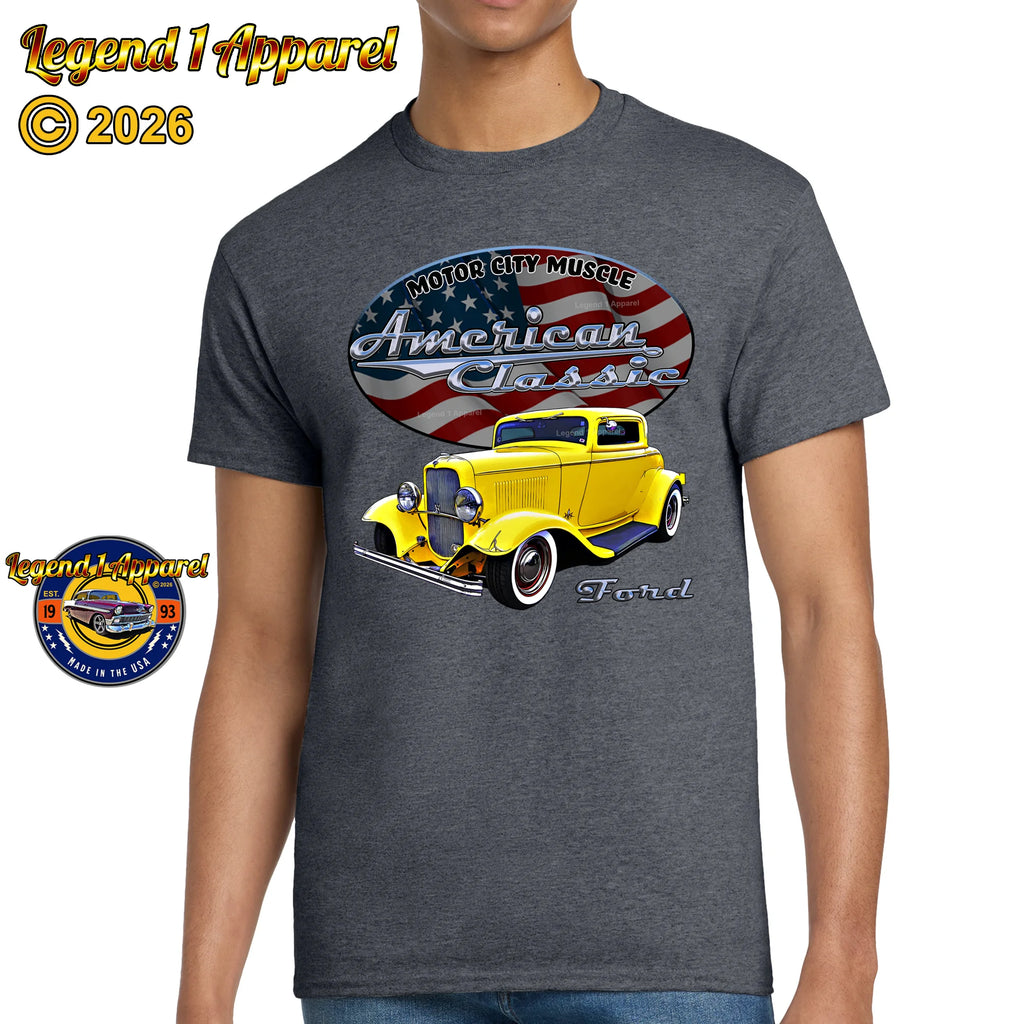 1932 Ford Coupe - American Classic Muscle Car T-shirt