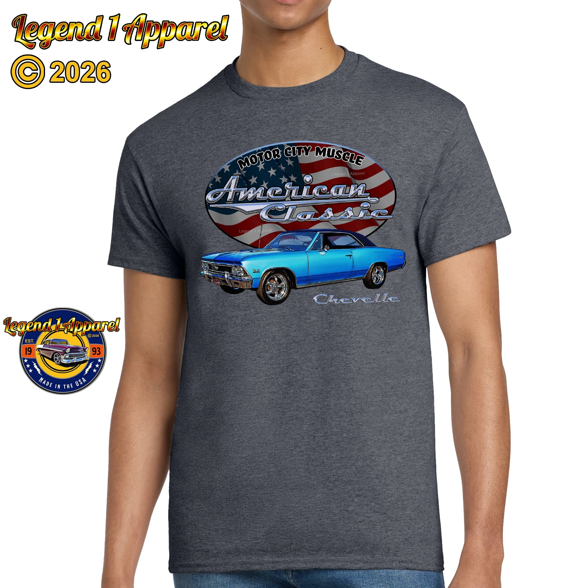 1966 Chevrolet Chevelle SS - American Classic Muscle Car T-shirt