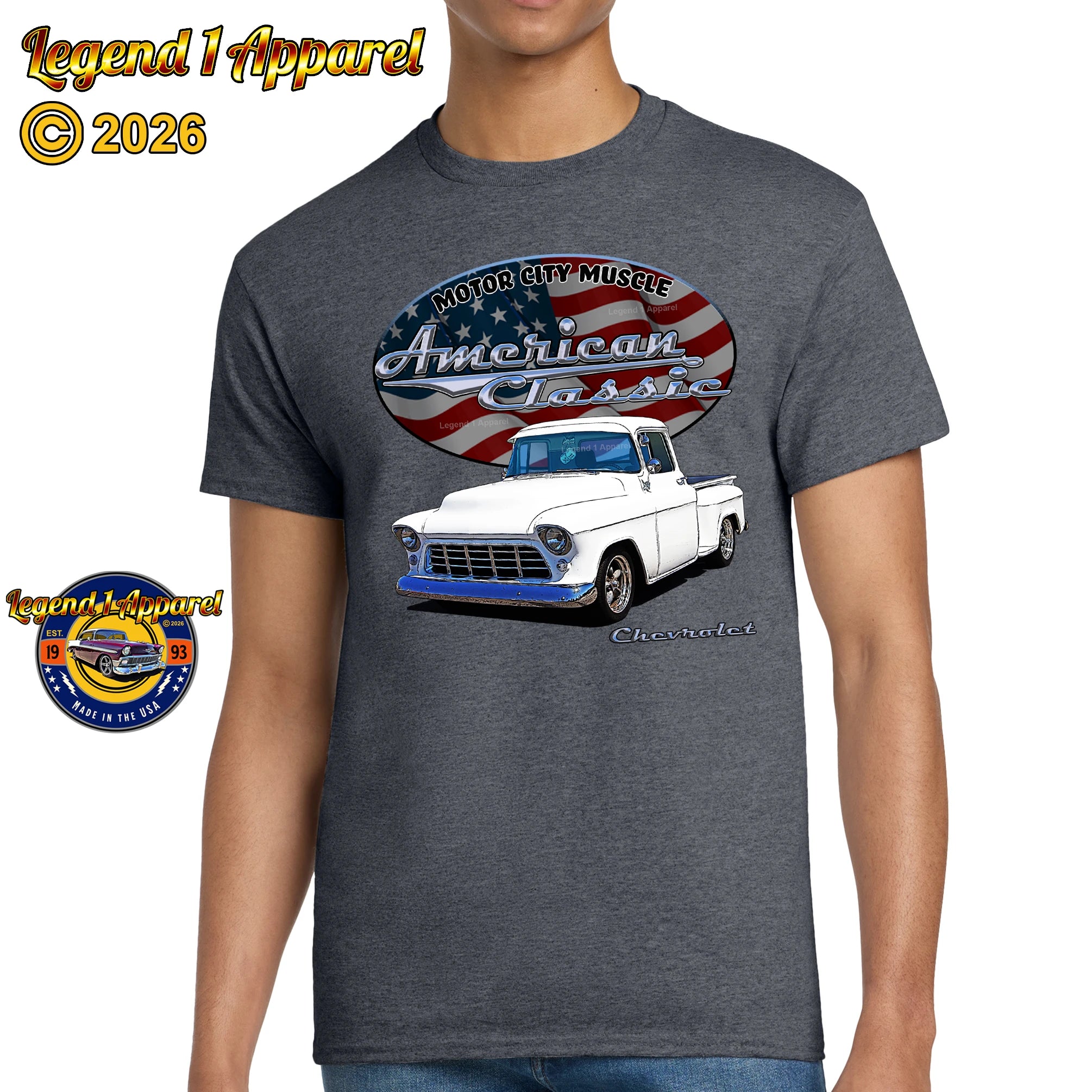 1957 Chevrolet Pick Up - American Classic Muscle Truck T-shirt