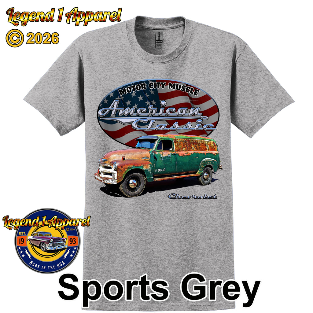 1956 Chevrolet Panel Truck - American Classic Muscle Truck T-shirt