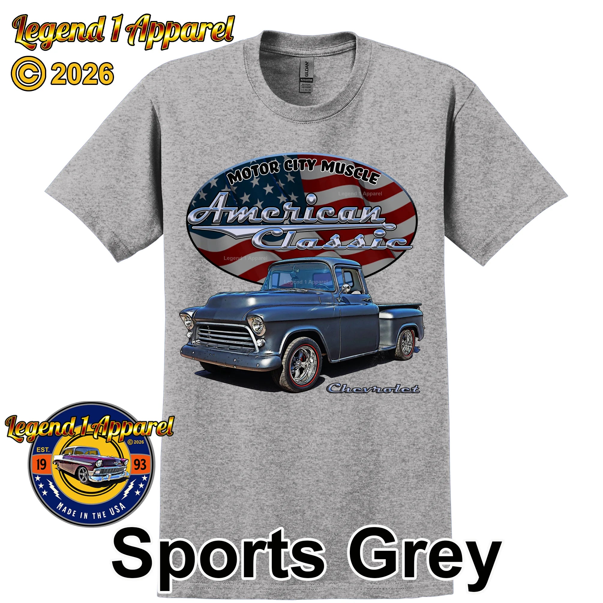 1955 Chevrolet Pick Up - American Classic Muscle Truck T-shirt