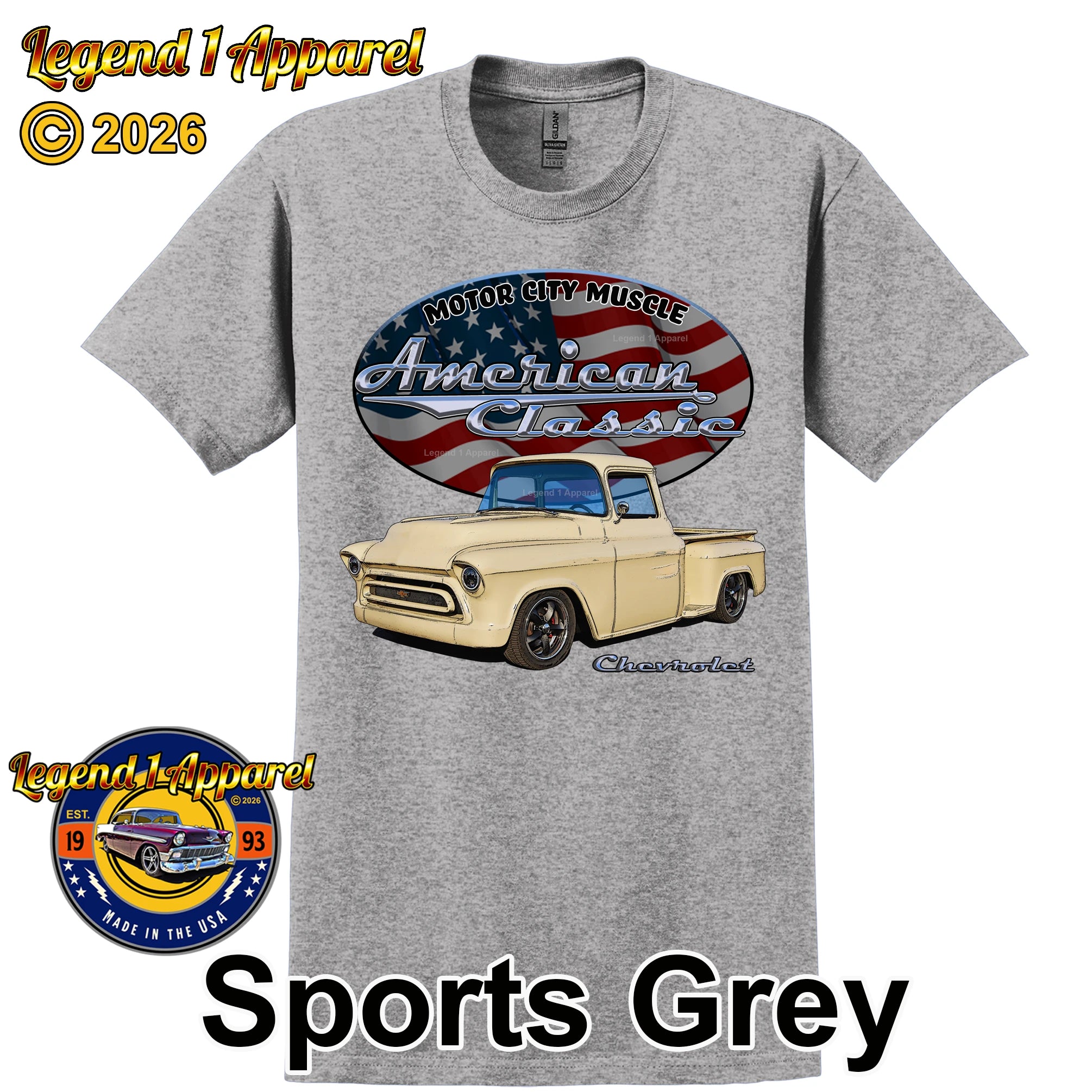 1957 Chevrolet Pick Up - American Classic Muscle Truck T-shirt