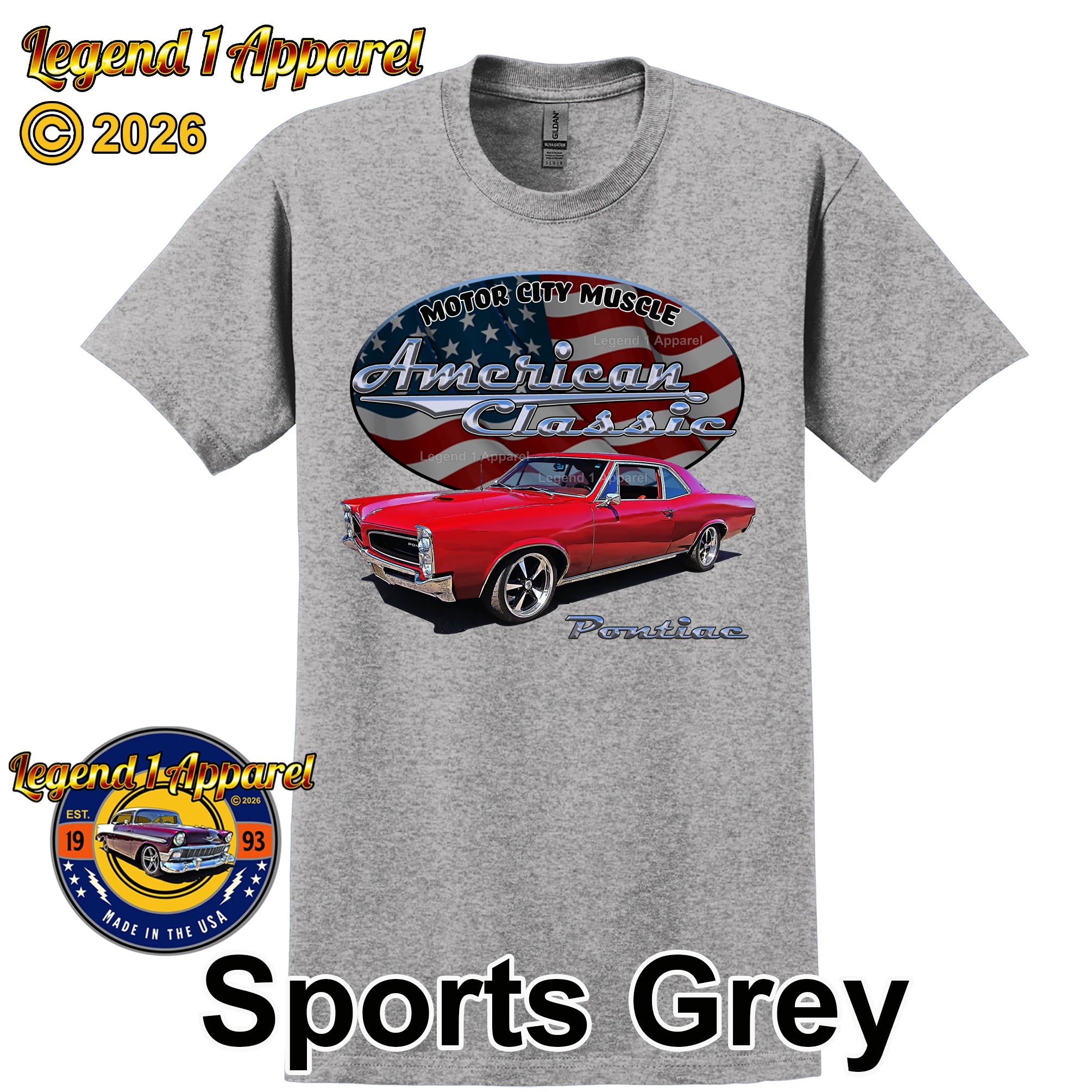 1966 Pontiac Le Mans - American Classic Muscle Car T-shirt