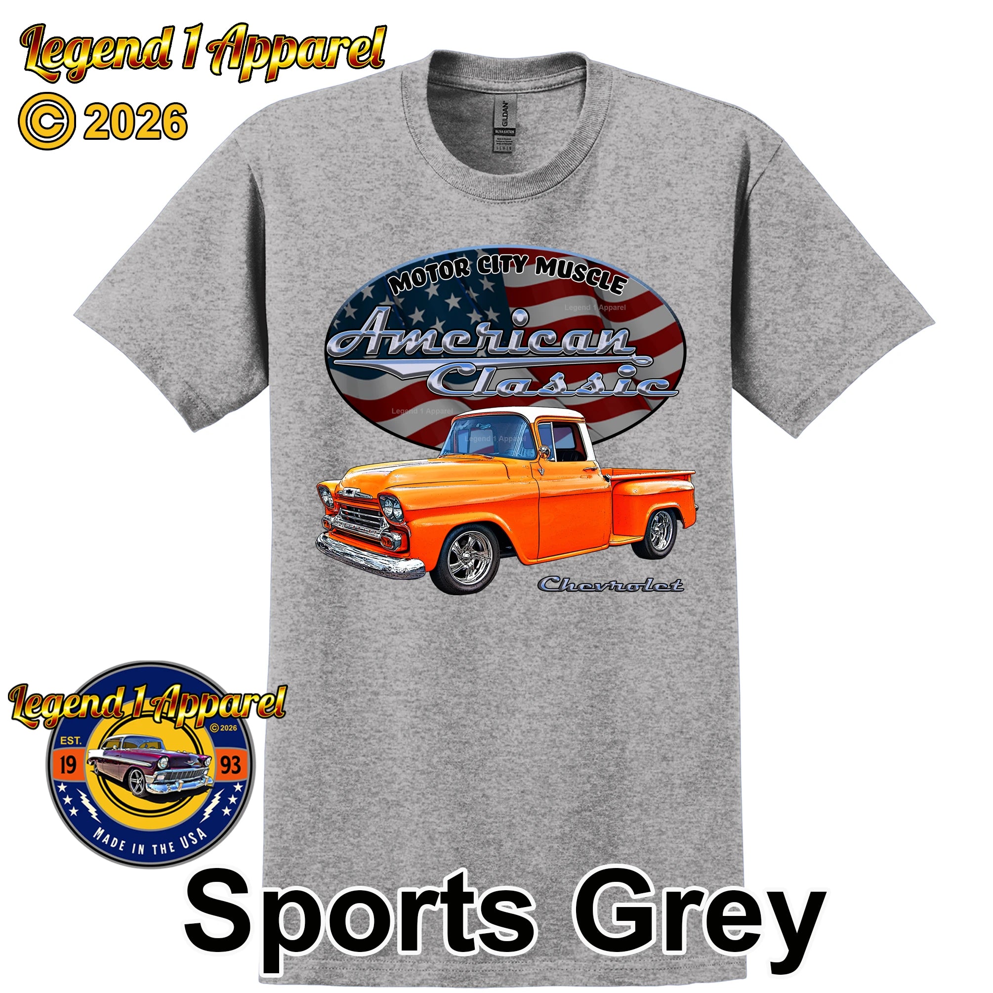 1958 Chevrolet Pick Up - American Classic Muscle Truck T-shirt