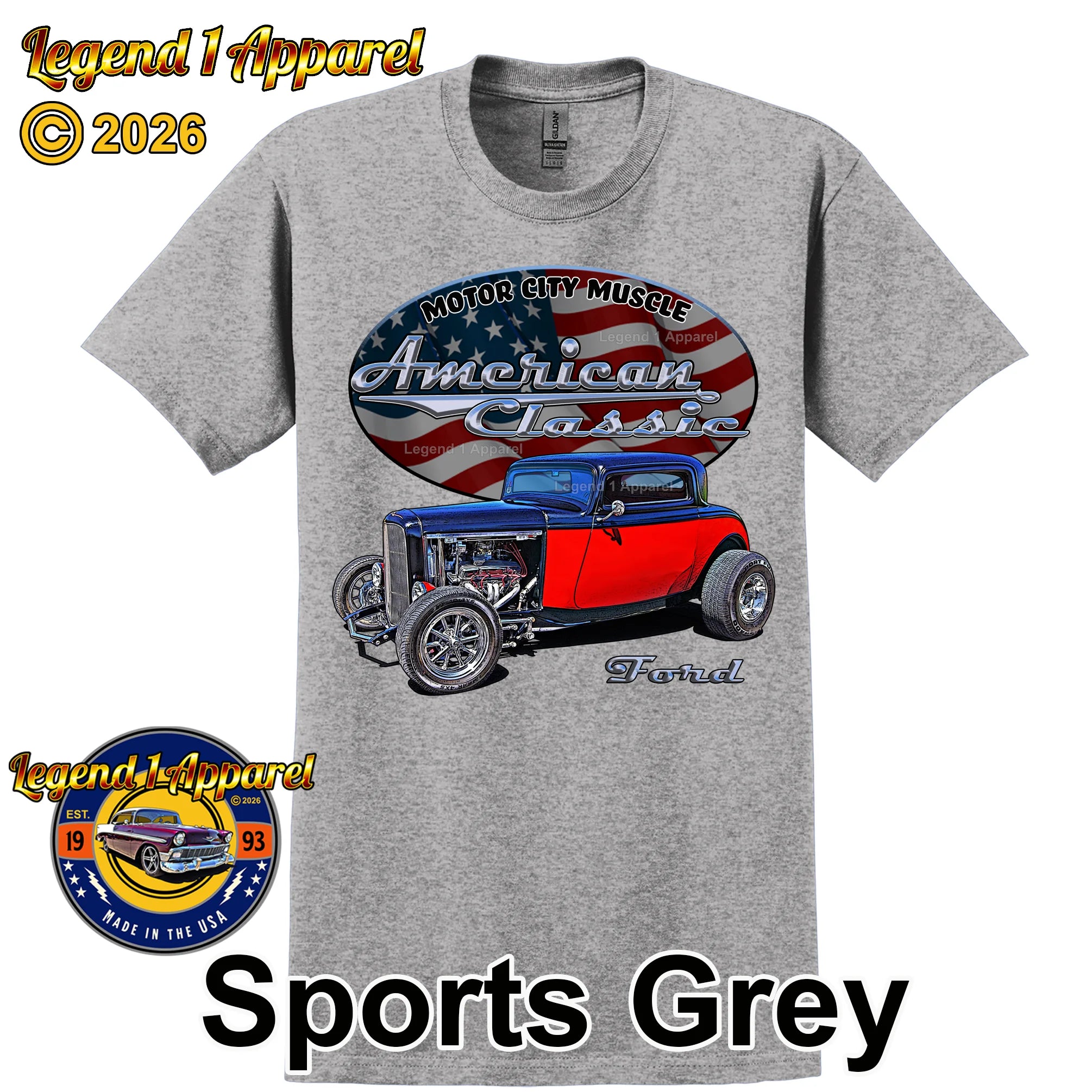 1932 Ford Coupe - American Classic Muscle Car T-shirt
