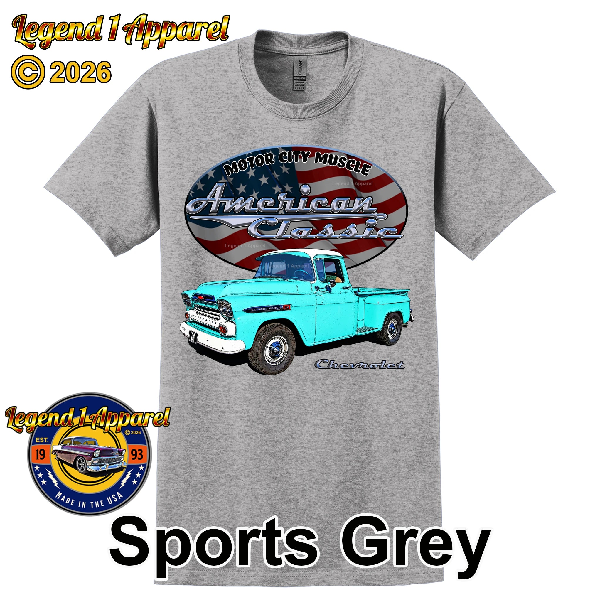 1959 Chevrolet Pick Up - American Classic Muscle Truck T-shirt