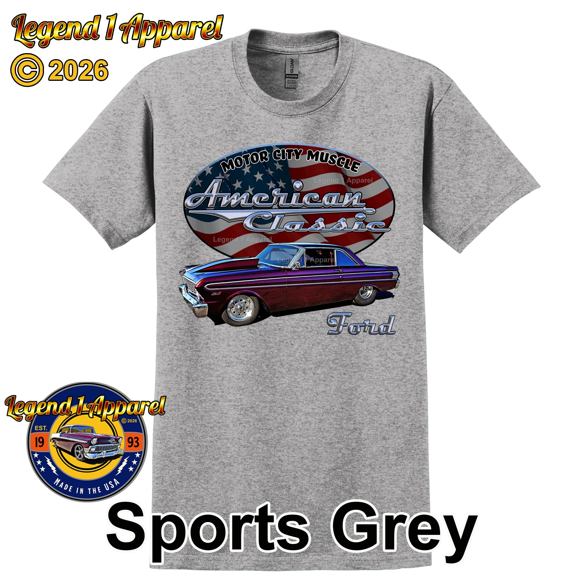 1964 Ford Falcon- American Classic Muscle Car T-shirt