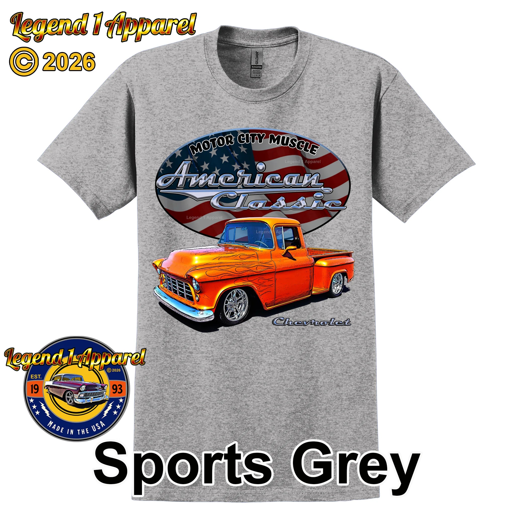 1955 Chevrolet Pick Up - American Classic Muscle Truck T-shirt
