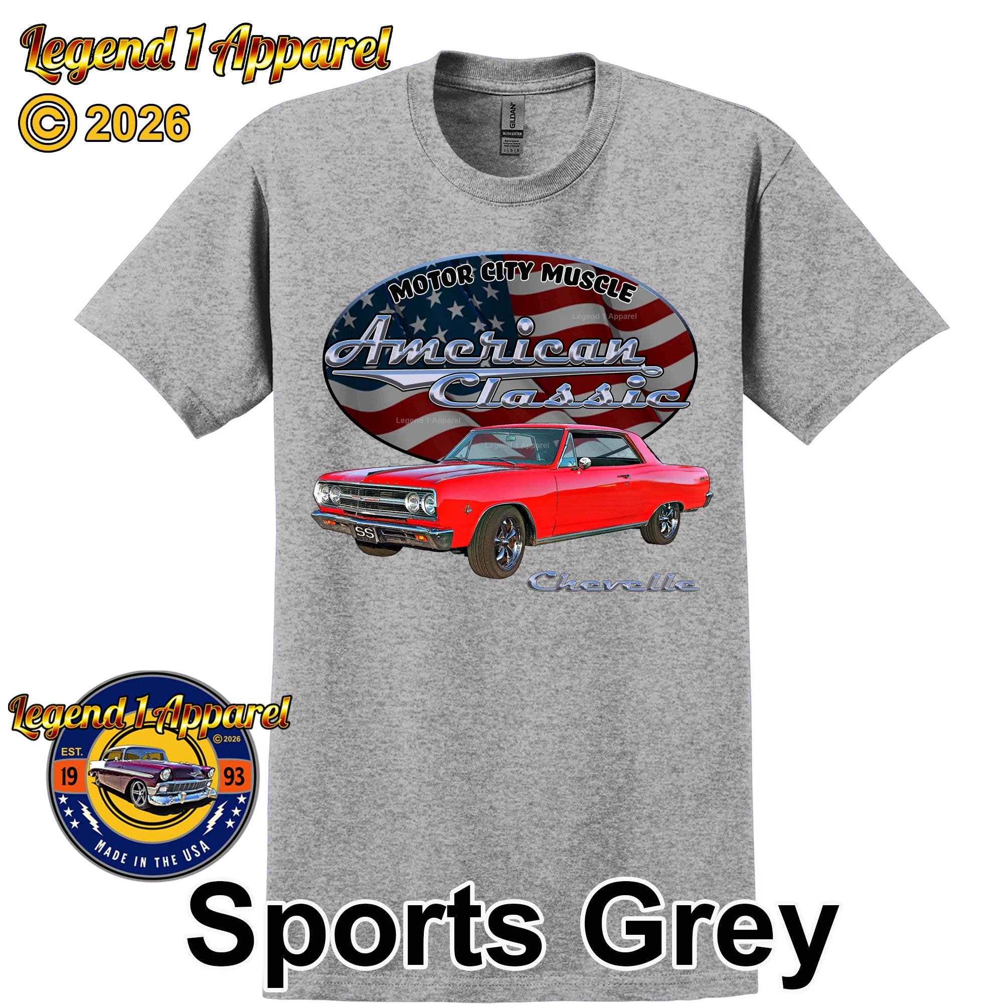 1965 Chevrolet Chevelle SS - American Classic Muscle Car T-shirt