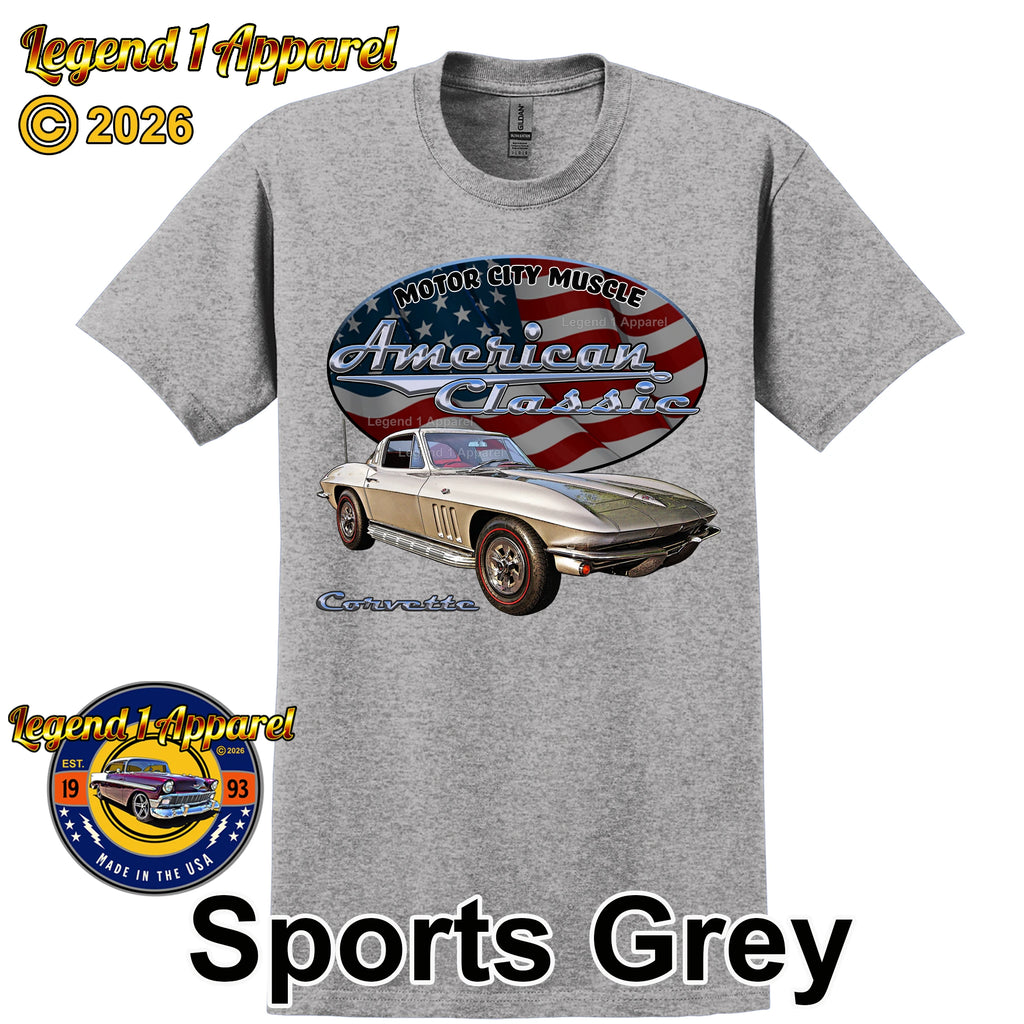 1965 Chevrolet C2 Corvette - American Classic Muscle Car T-shirt