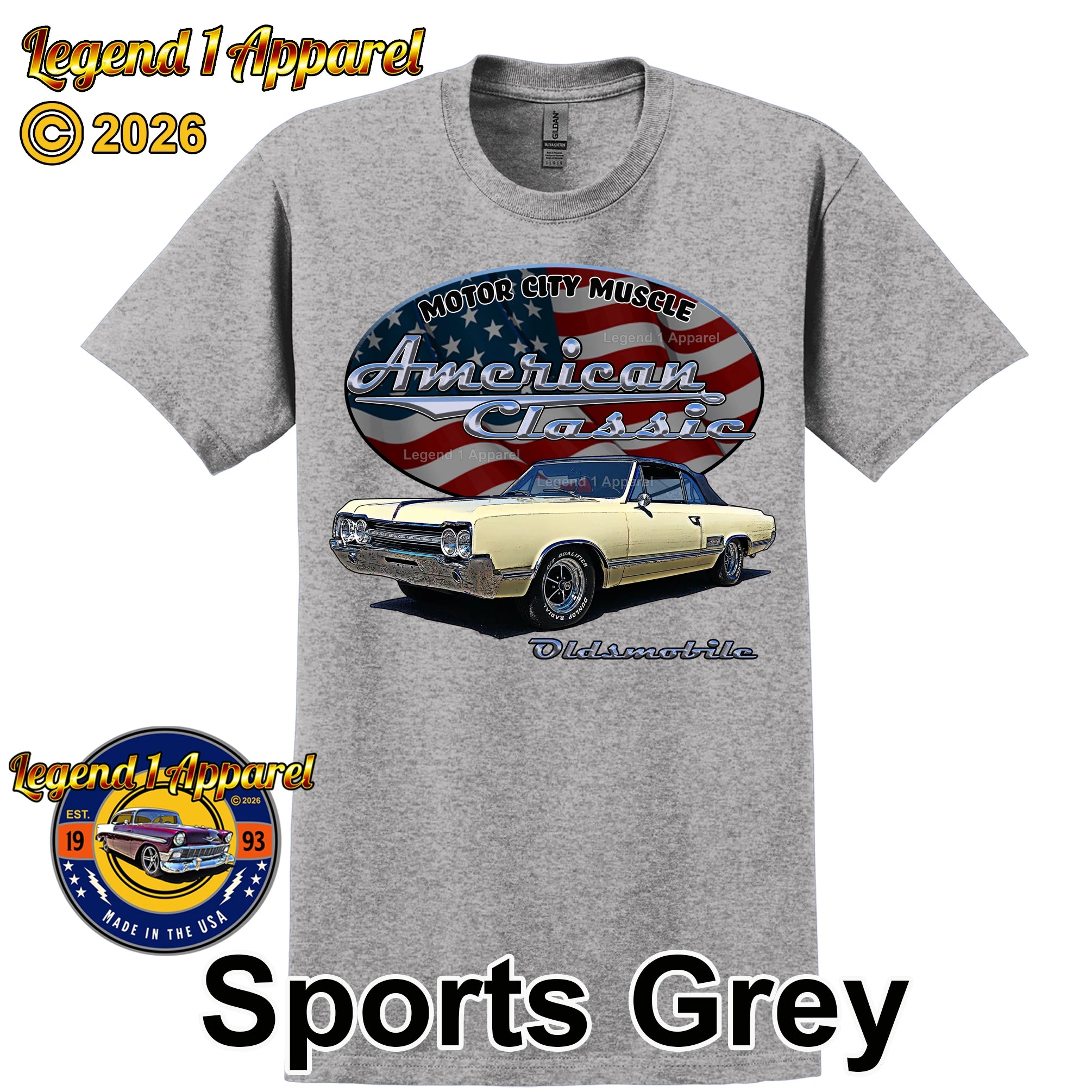 1965 Oldsmobile Cutlass 442 - American Classic Muscle Car T-shirt