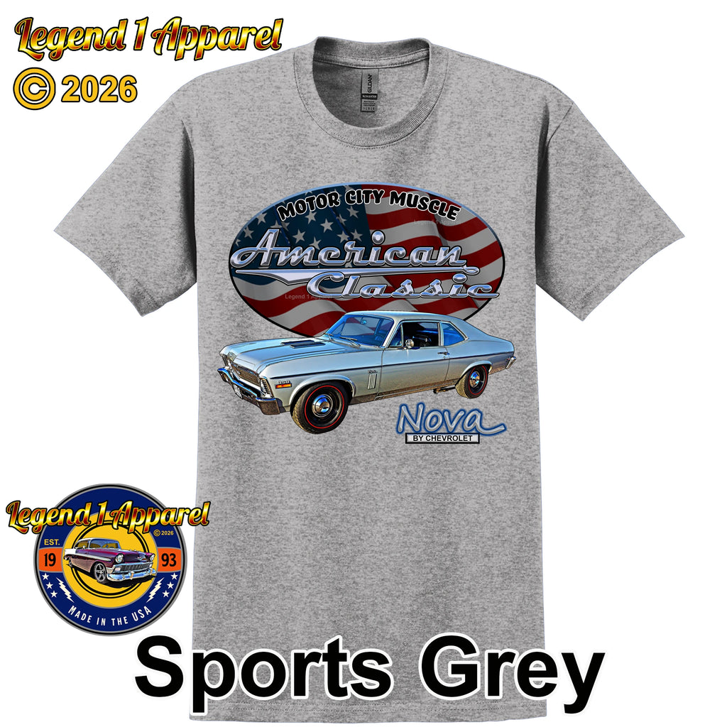 1970 Chevrolet Nova SS - American Classic Muscle Car T-shirt