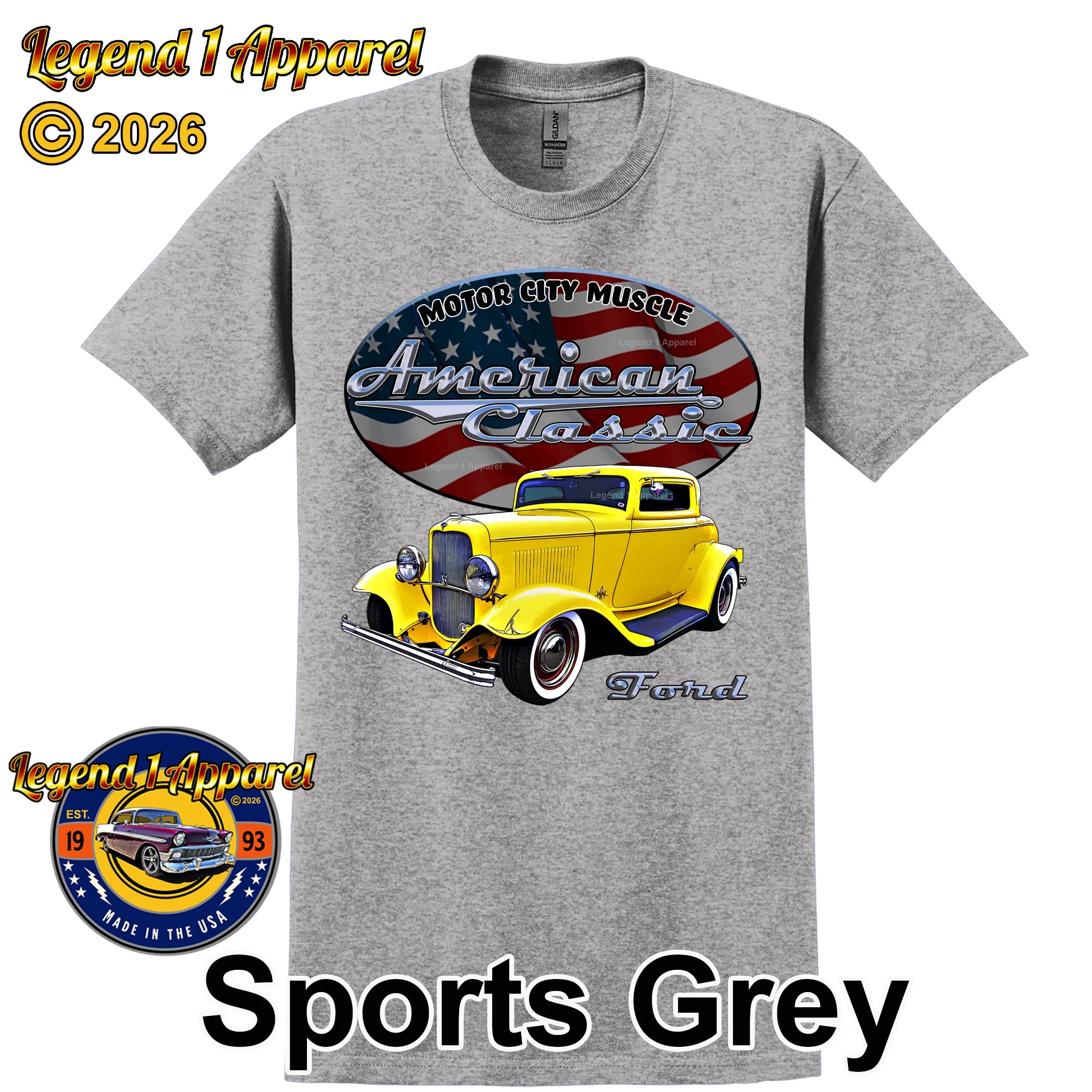 1932 Ford Coupe - American Classic Muscle Car T-shirt