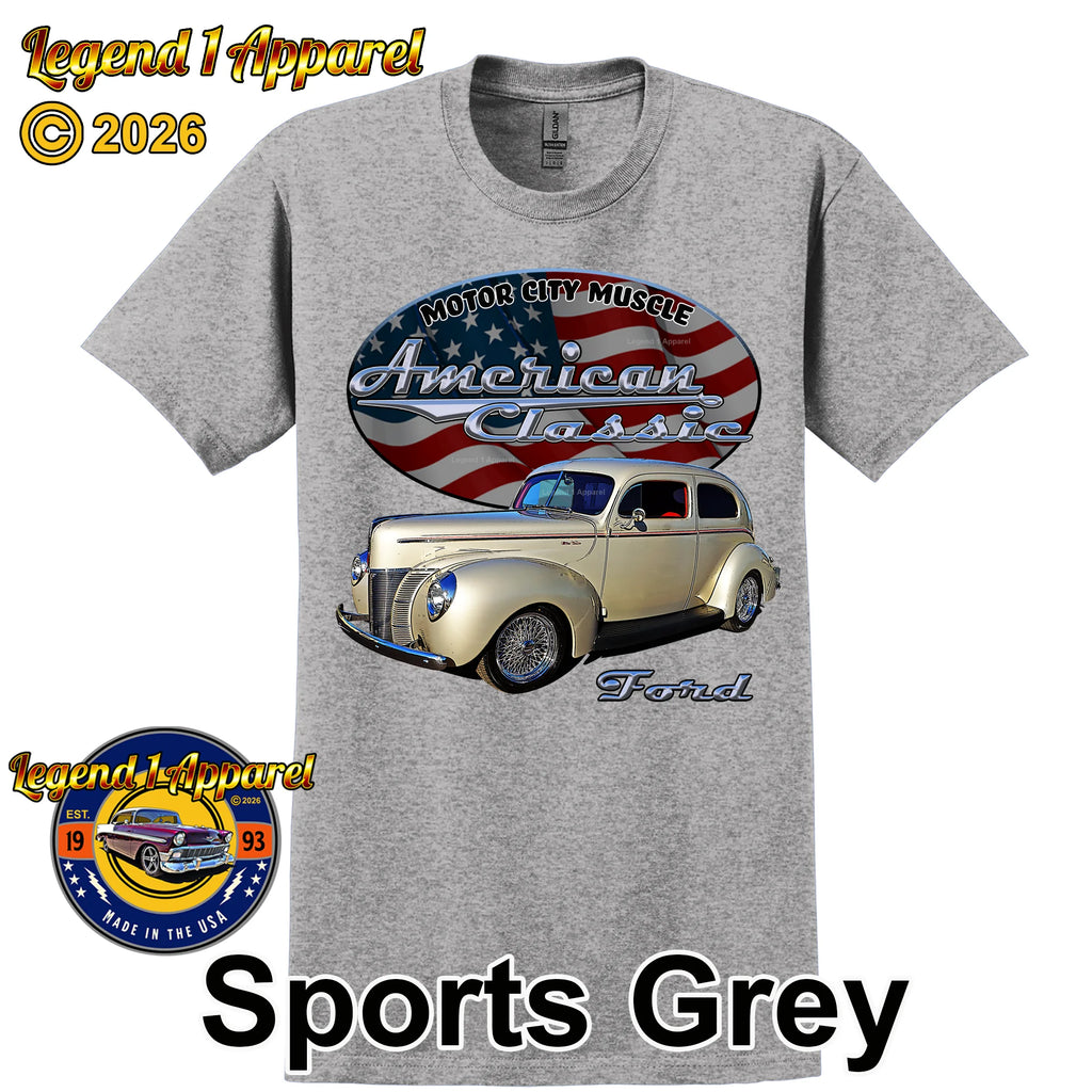 1940 Ford Coupe - American Classic Muscle Car T-shirt